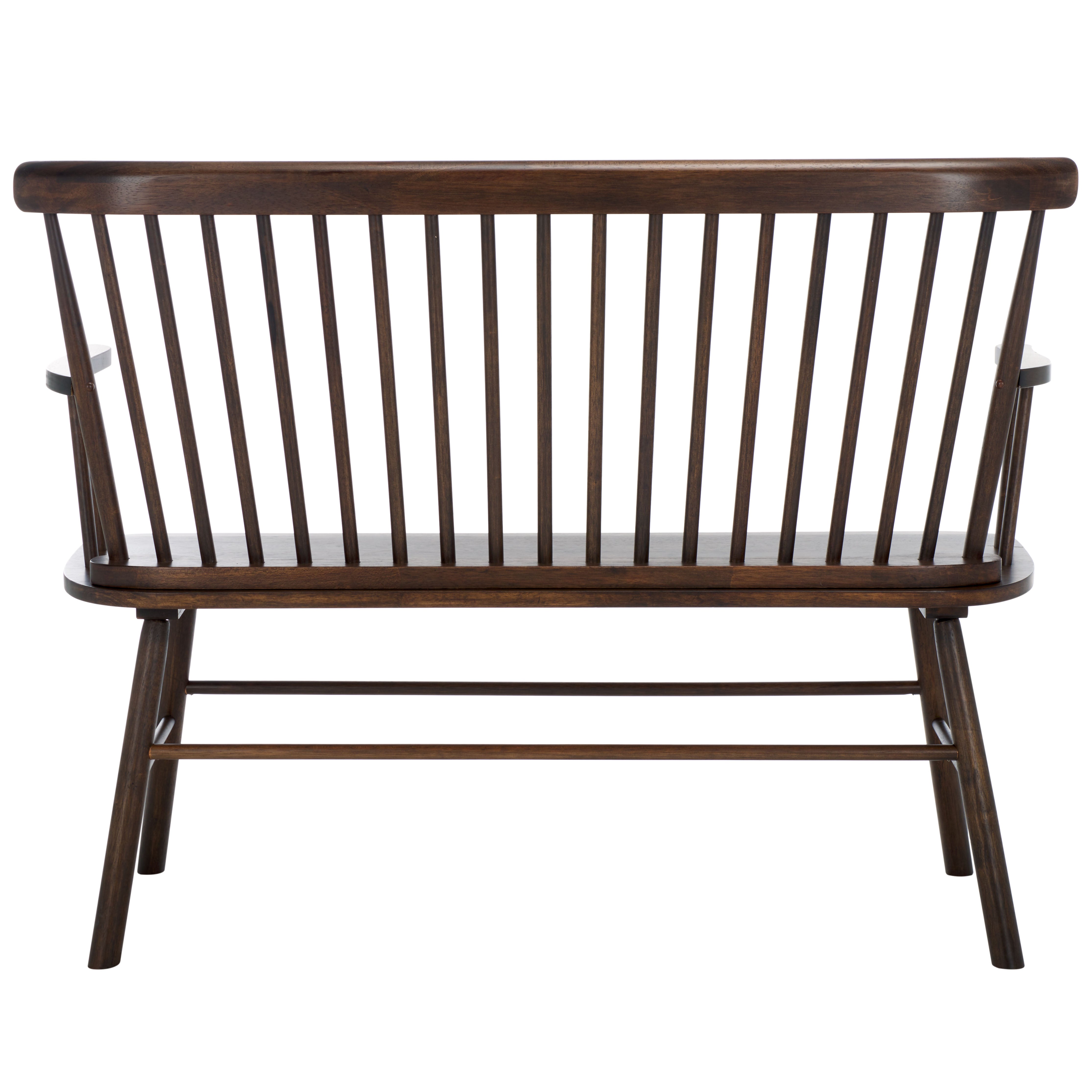 Safavieh Addison Spindleback Settee , AMH8513 - Walnut