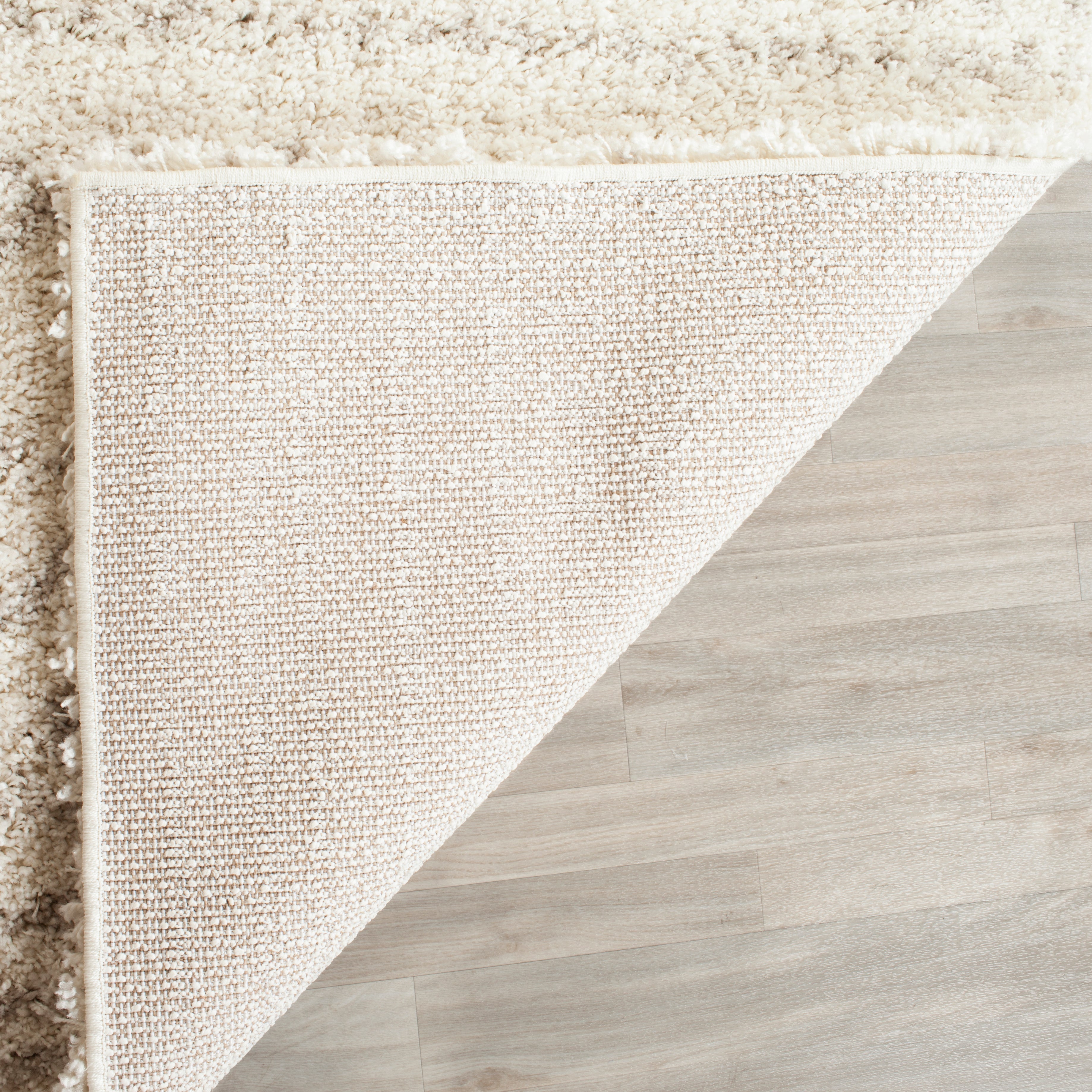 Safavieh Arizona Shag 741 Rug, Brown, ASG741 - Ivory / Beige