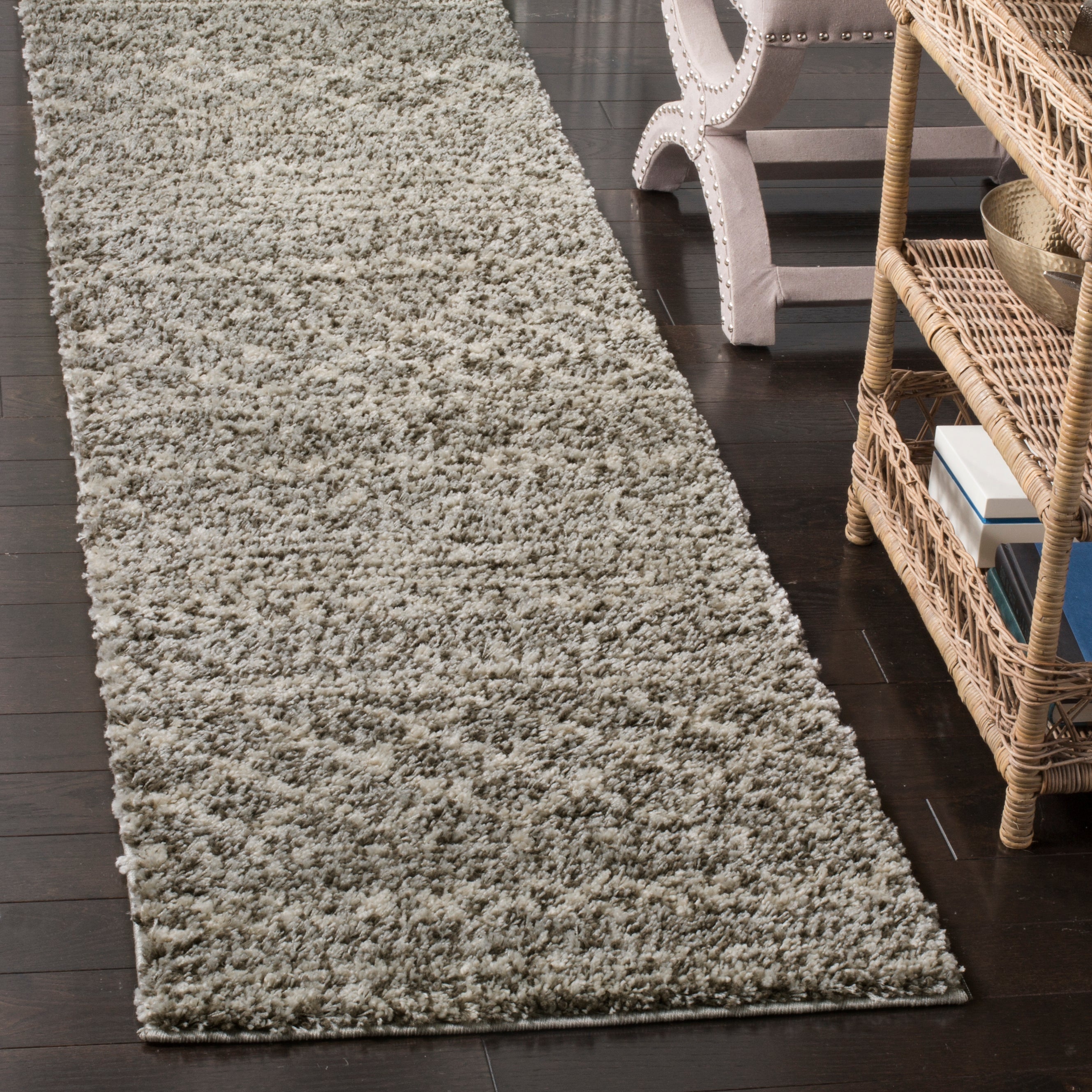 Safavieh Arizona Shag 741 Rug, Brown, ASG741 - Brown / Ivory