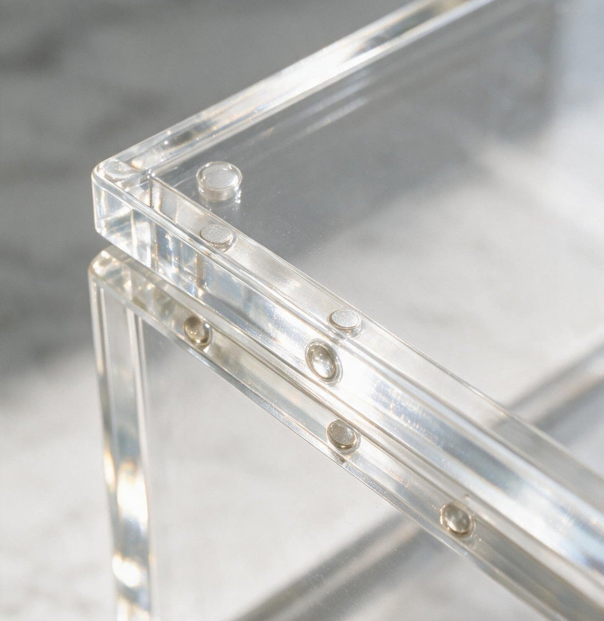 Storage Box - Acrylic with Magnetic Top