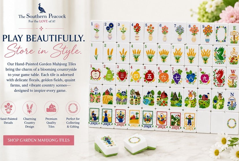 Country Garden Mahjong Tile Set