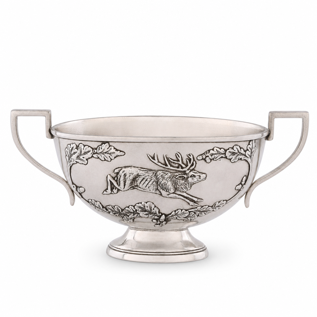 Noble Elk Pewter Gravy Boat