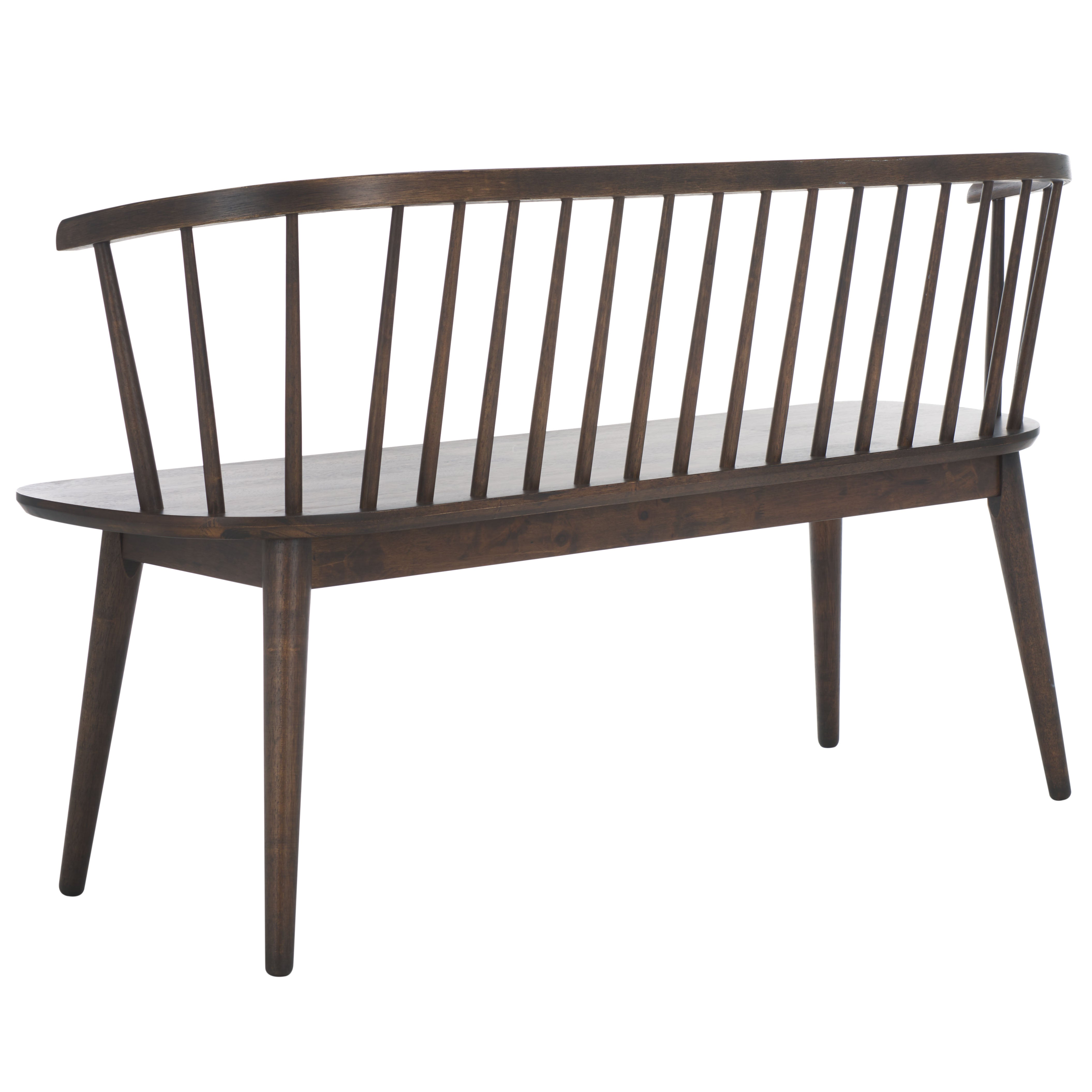 Safavieh Blanchard Spindle Bench, BCH8500 - Walnut