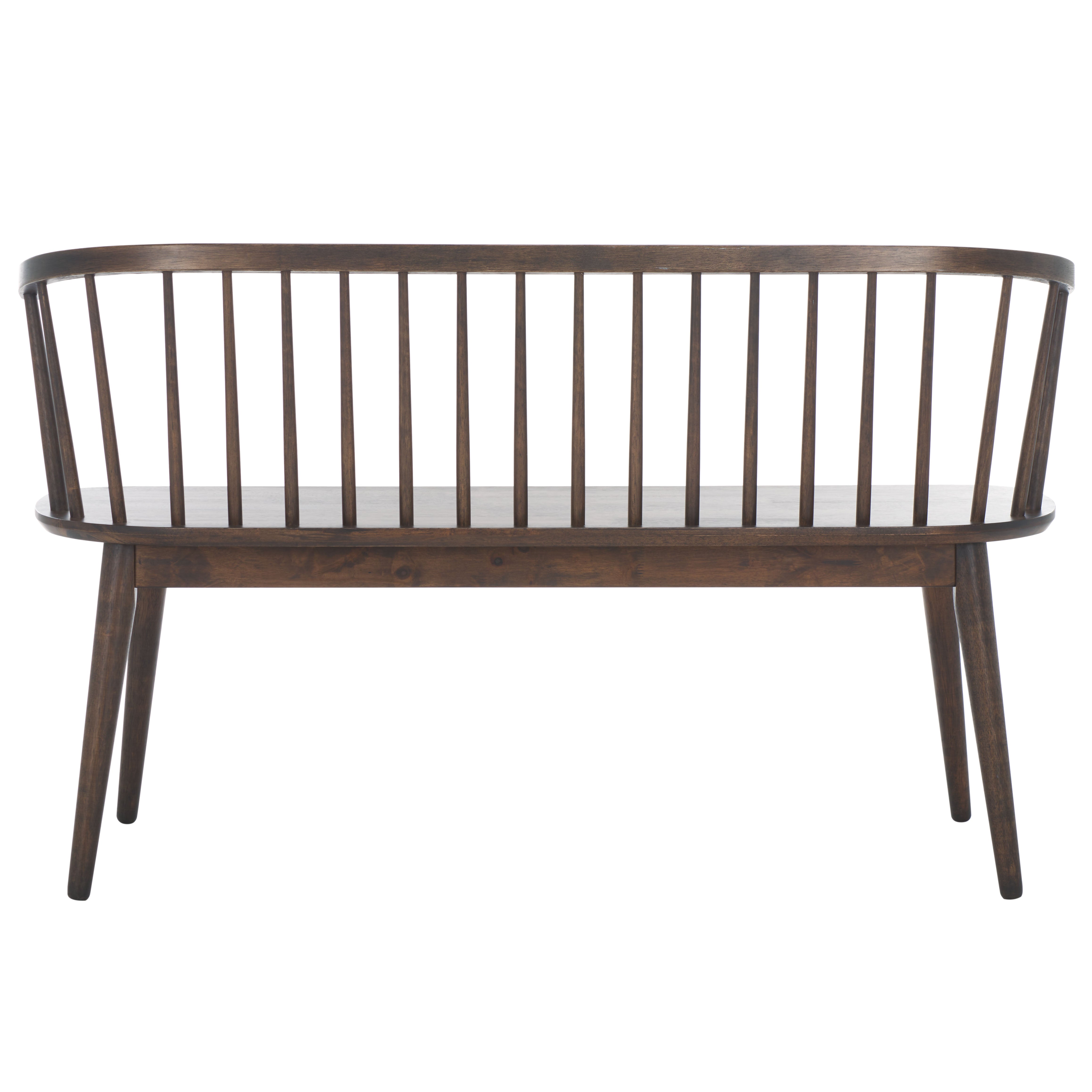 Safavieh Blanchard Spindle Bench, BCH8500 - Walnut