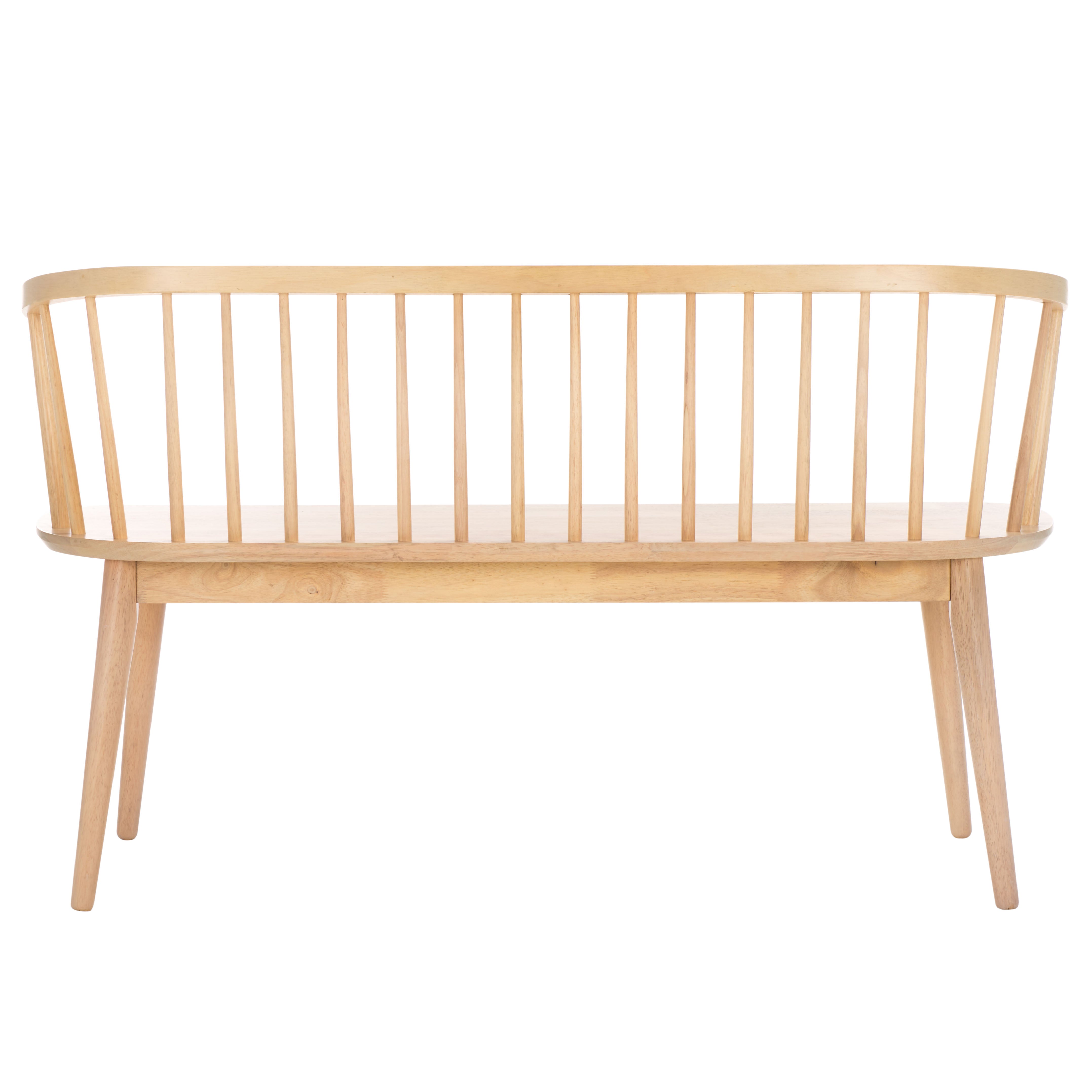 Safavieh Blanchard Spindle Bench, BCH8500 - White Washed