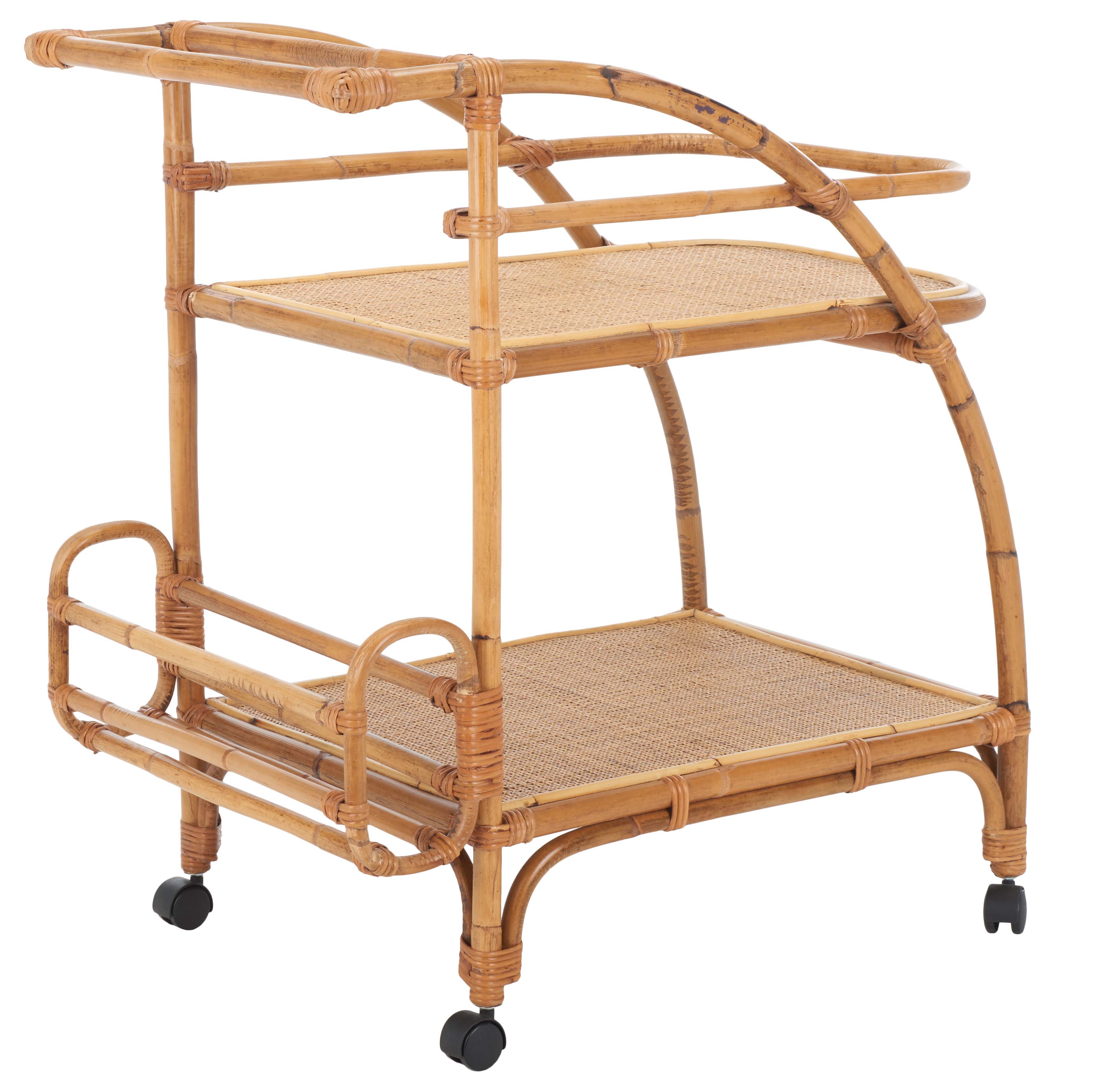 Safavieh Treise 2 Tier Bar Cart - Natural