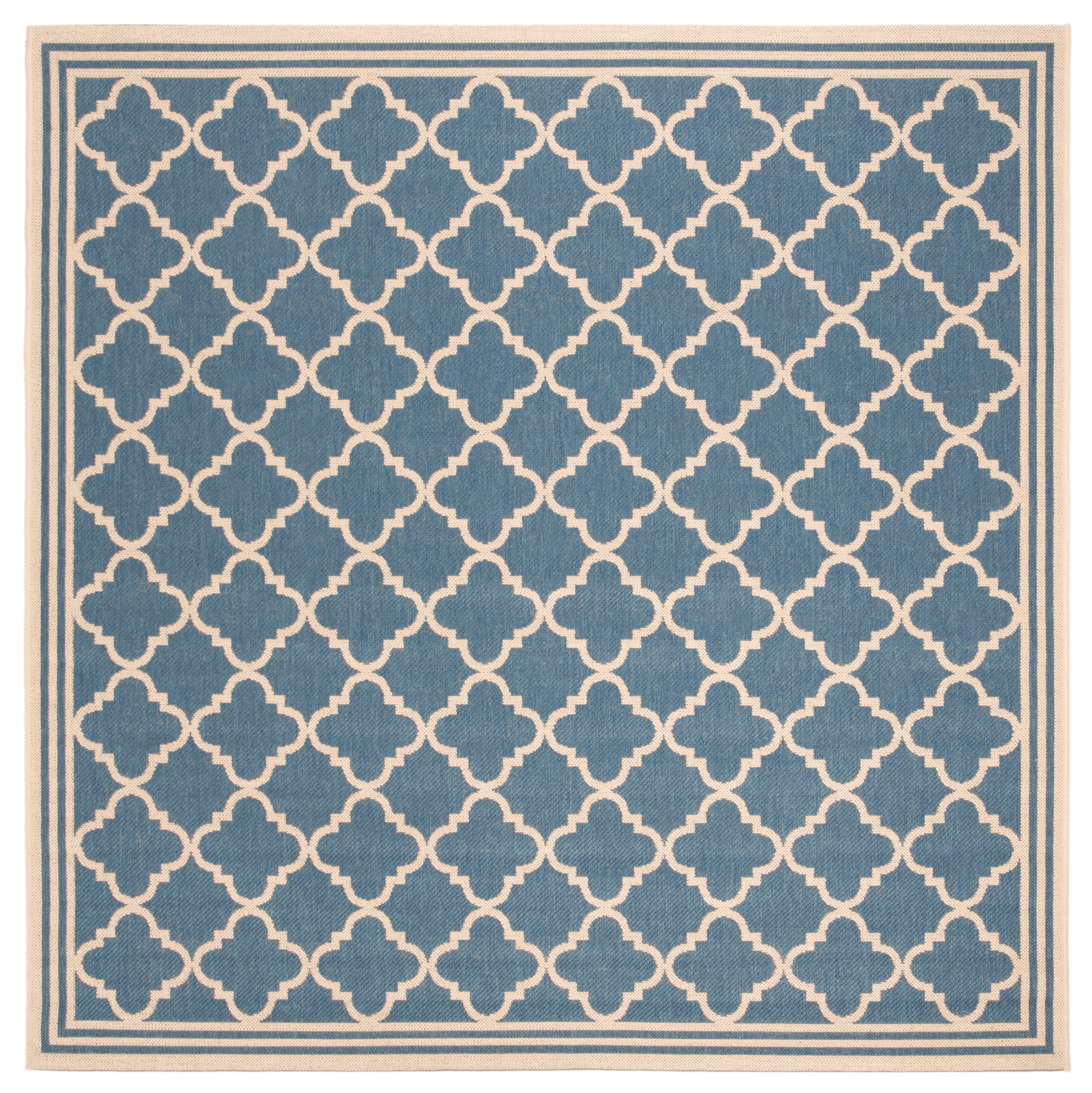 Beach House Rug | Safavieh -  BHS121M - Blue / Cream