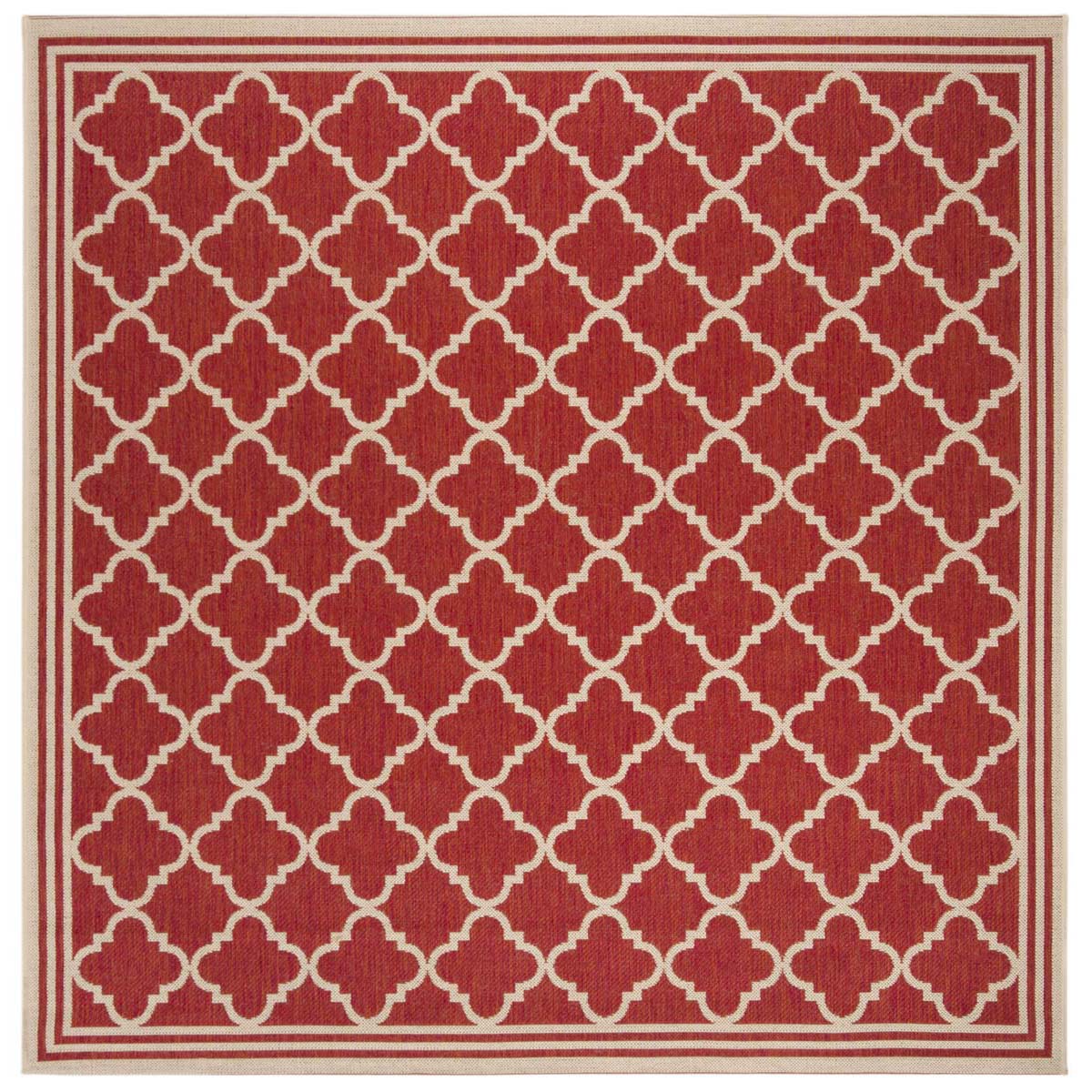 Beach House Rug | Safavieh -  BHS121Q - Red / Cream