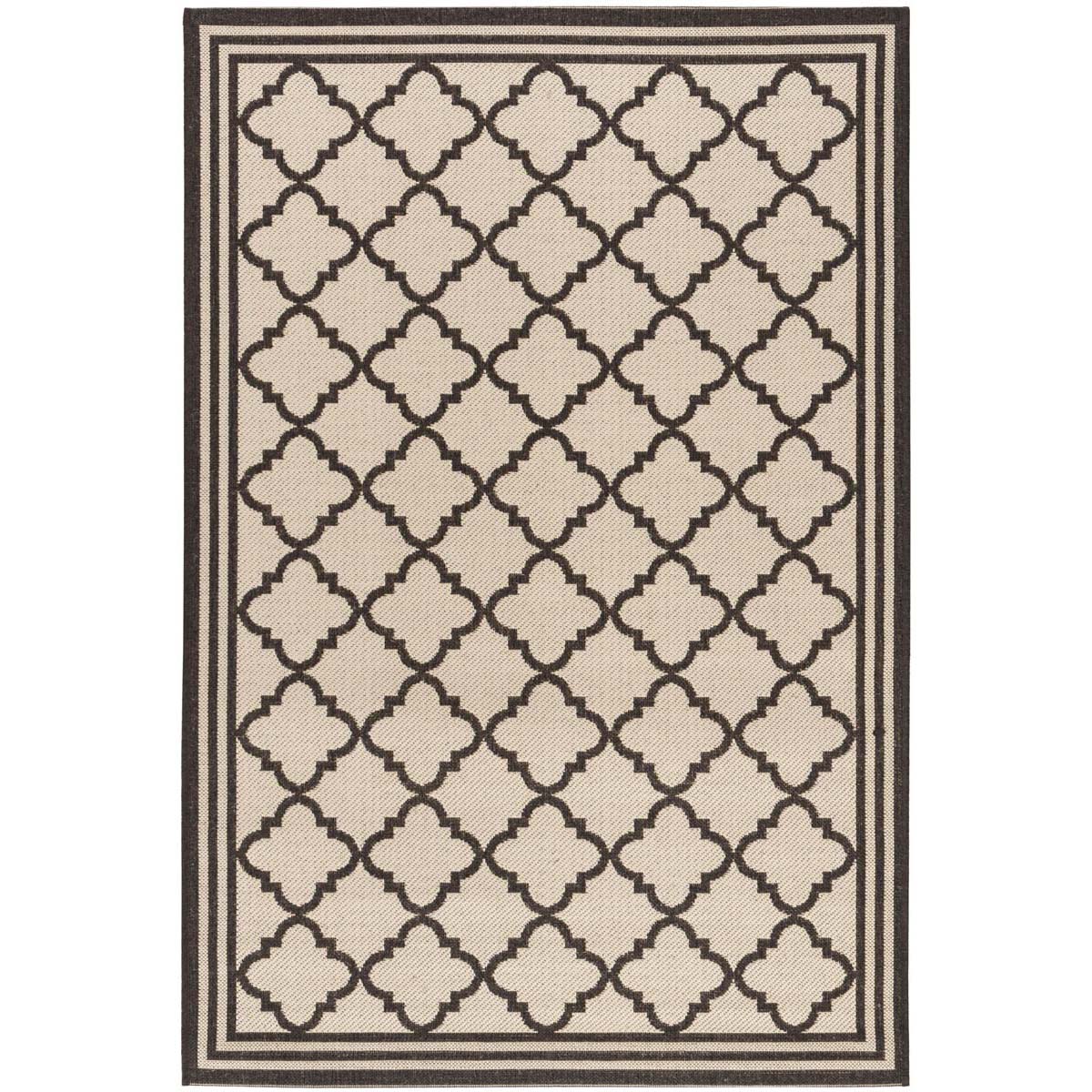 Beach House Rug | Safavieh -  BHS121U - Cream / Brown