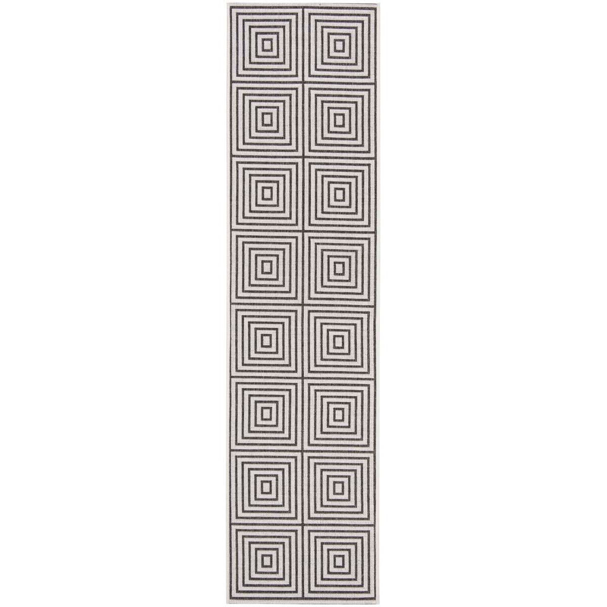 Beach House 123 Rug | Safavieh - BHS123 - Light Grey / Charcoal