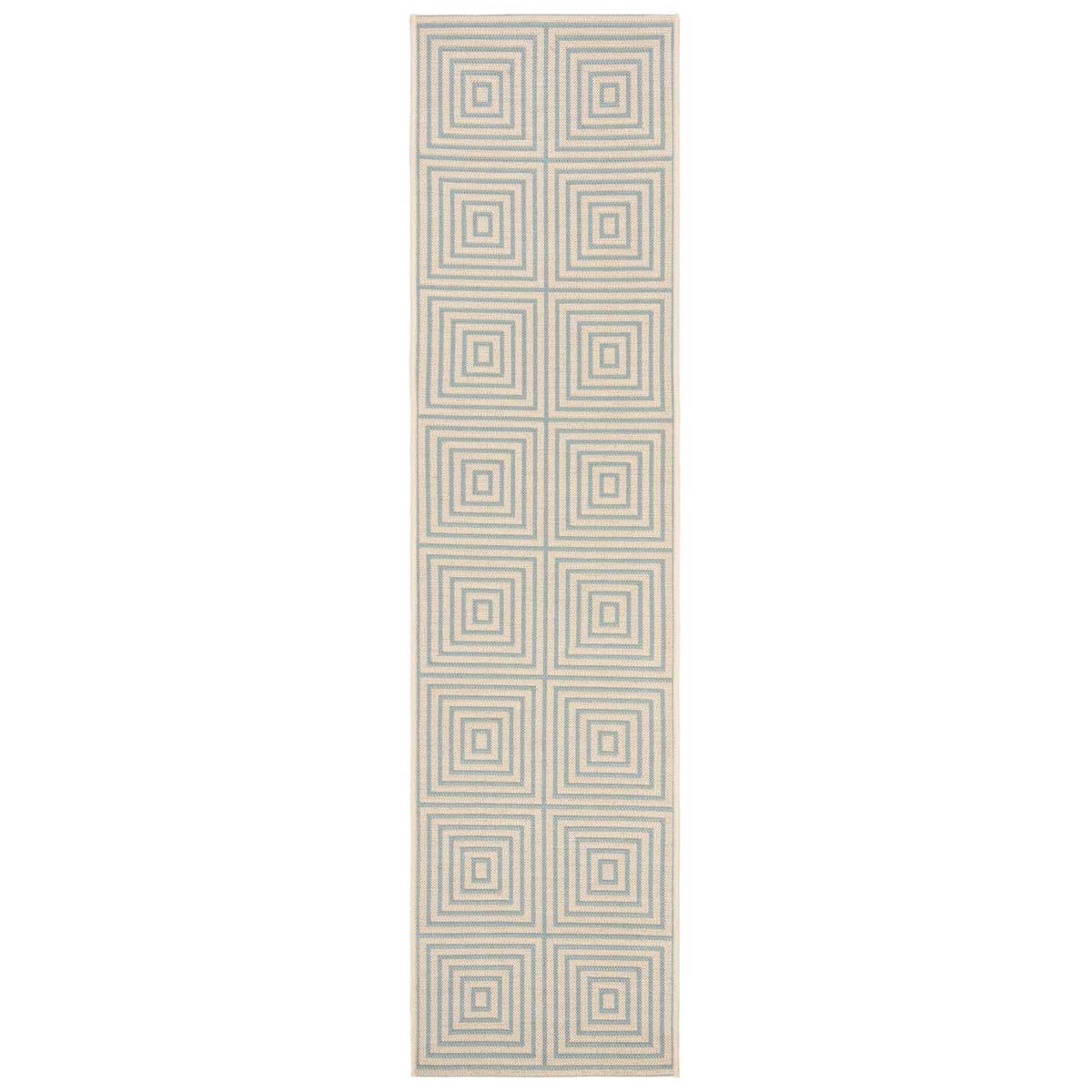 Beach House 123 Rug | Safavieh - BHS123 - Cream / Aqua