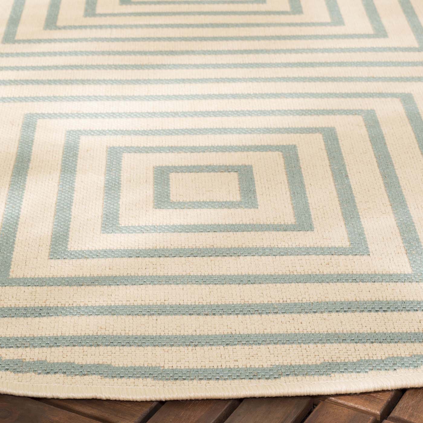 Beach House 123 Rug | Safavieh - BHS123 - Cream / Aqua