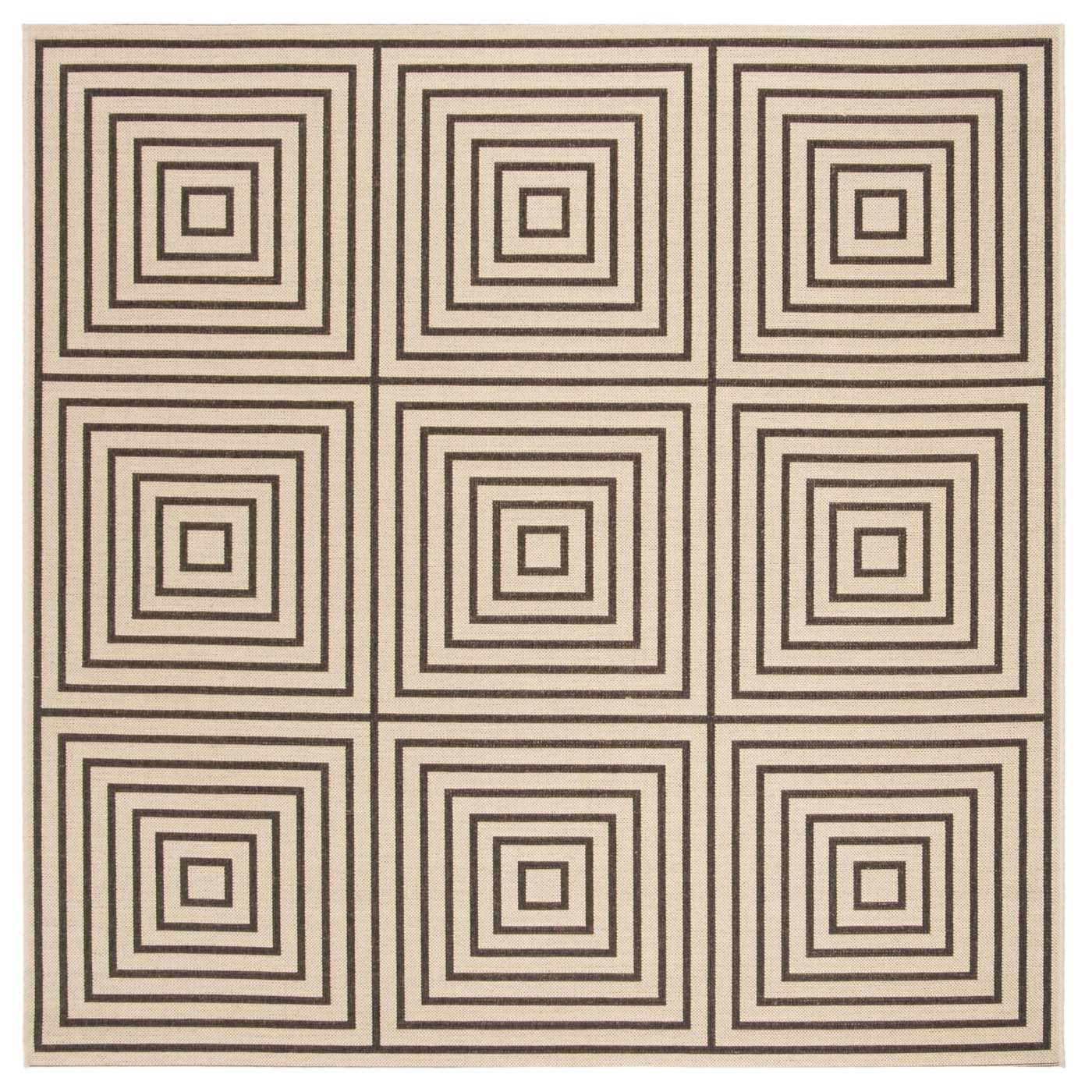 Beach House 123 Rug | Safavieh - BHS123 - Cream / Brown