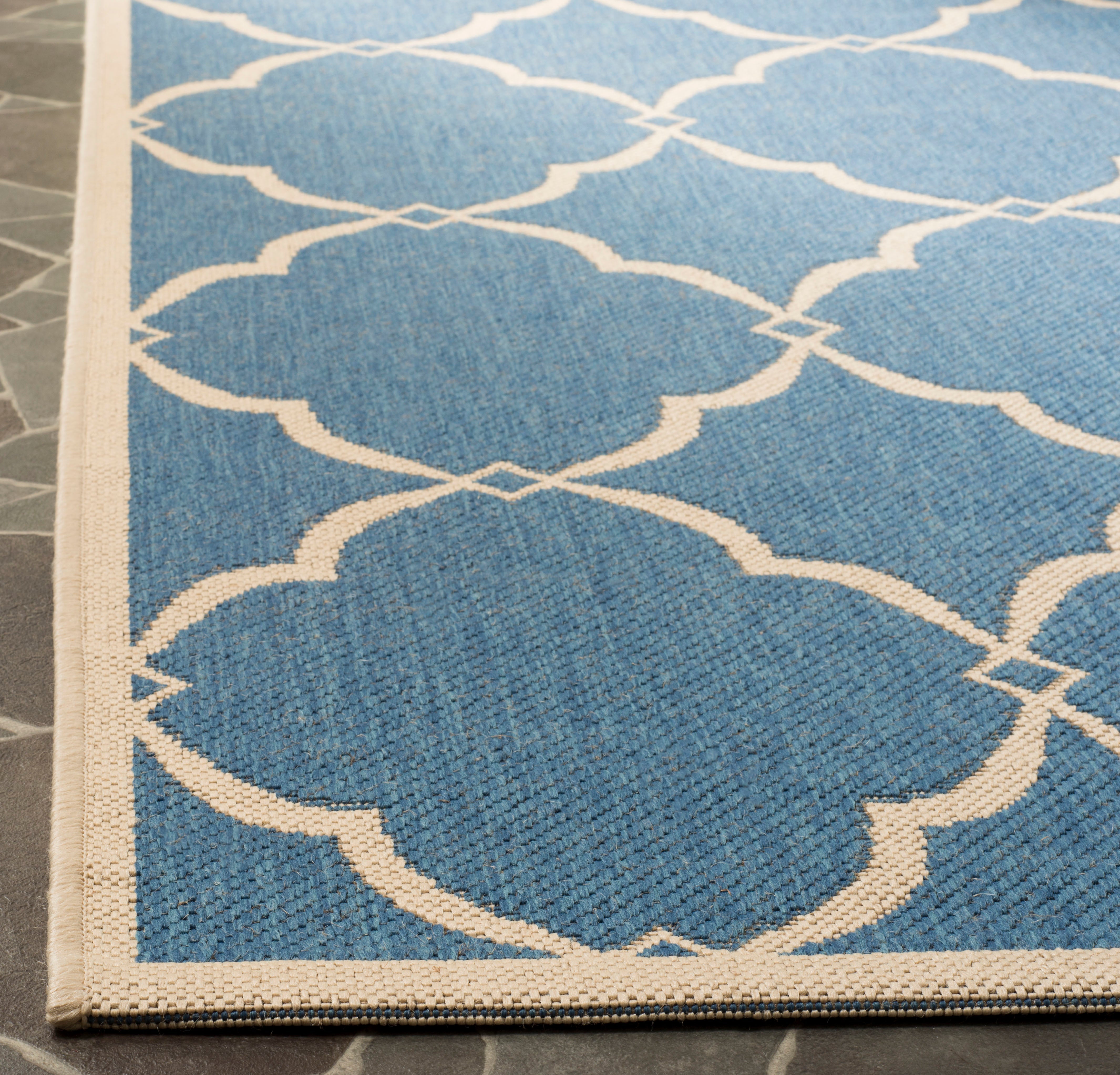 Beach House 125 Rug | Safavieh - BHS125 - Blue / Cream