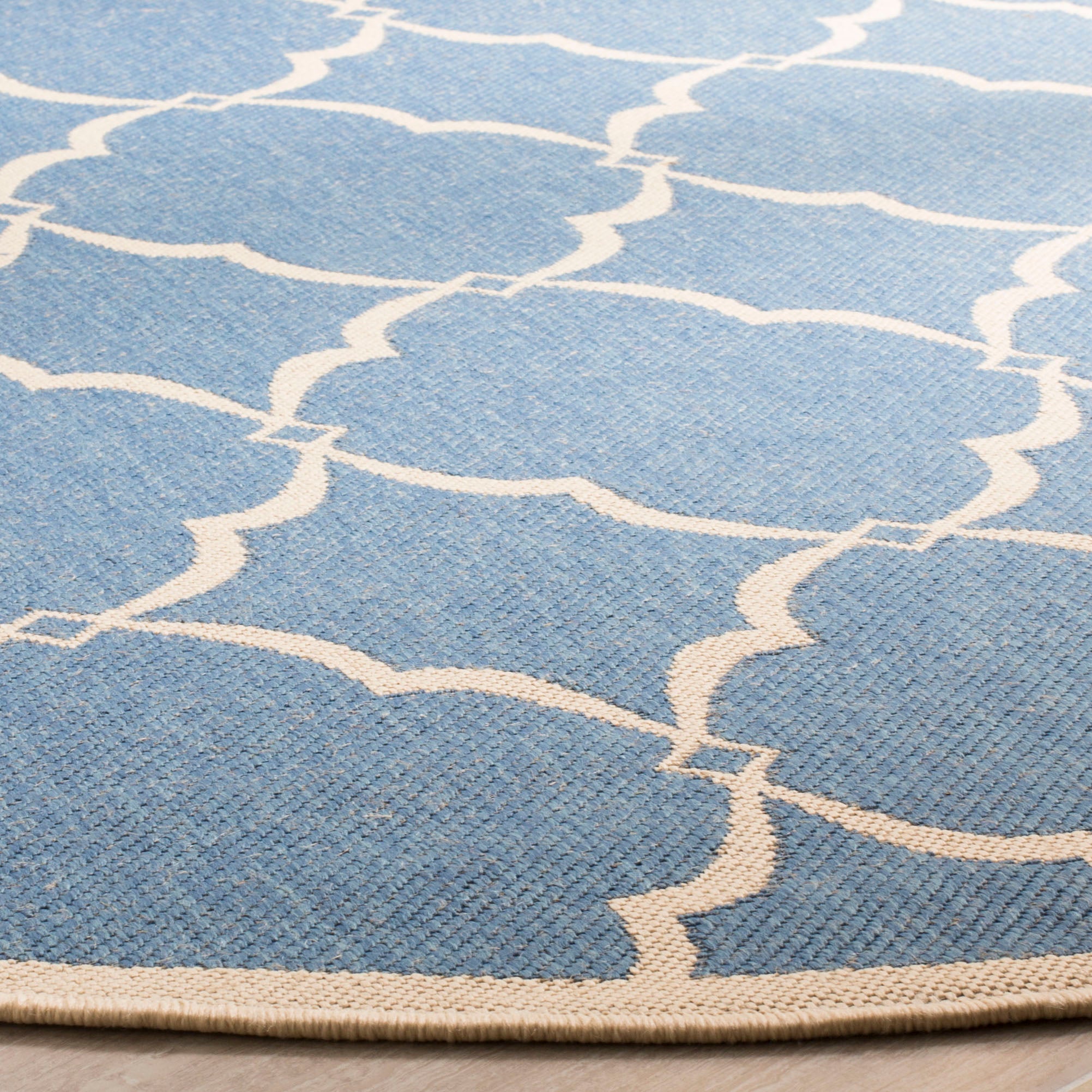 Beach House 125 Rug | Safavieh - BHS125 - Blue / Cream