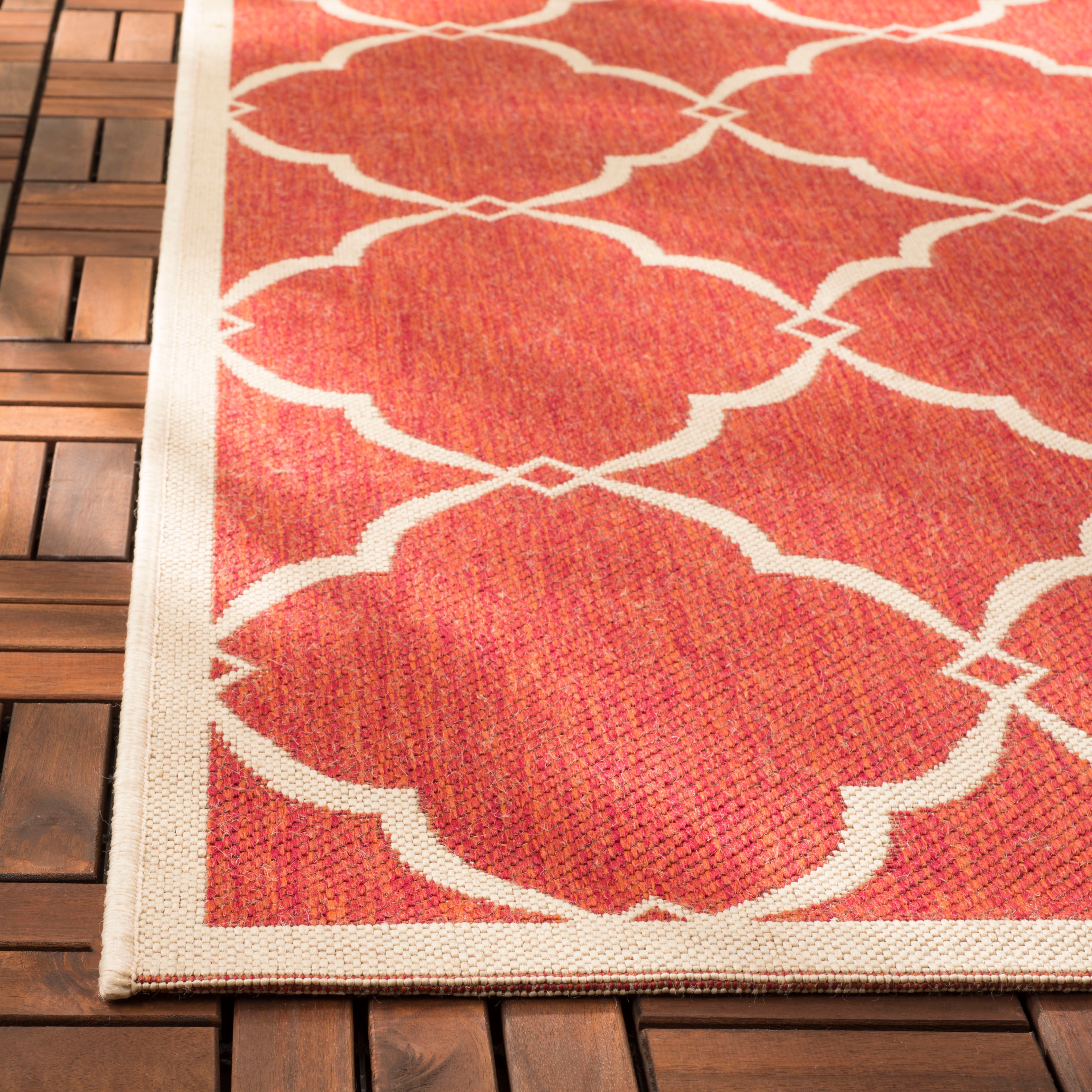 Beach House 125 Rug | Safavieh - BHS125 - Red / Cream