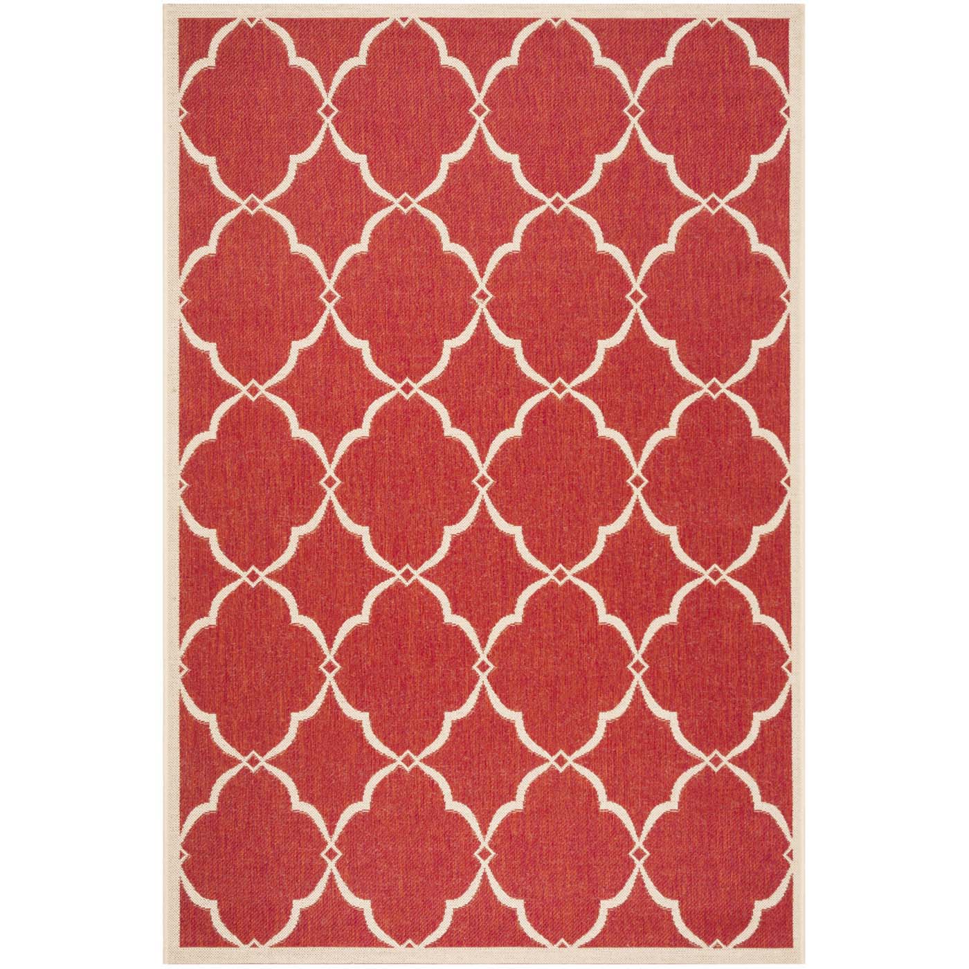 Beach House 125 Rug | Safavieh - BHS125 - Red / Cream