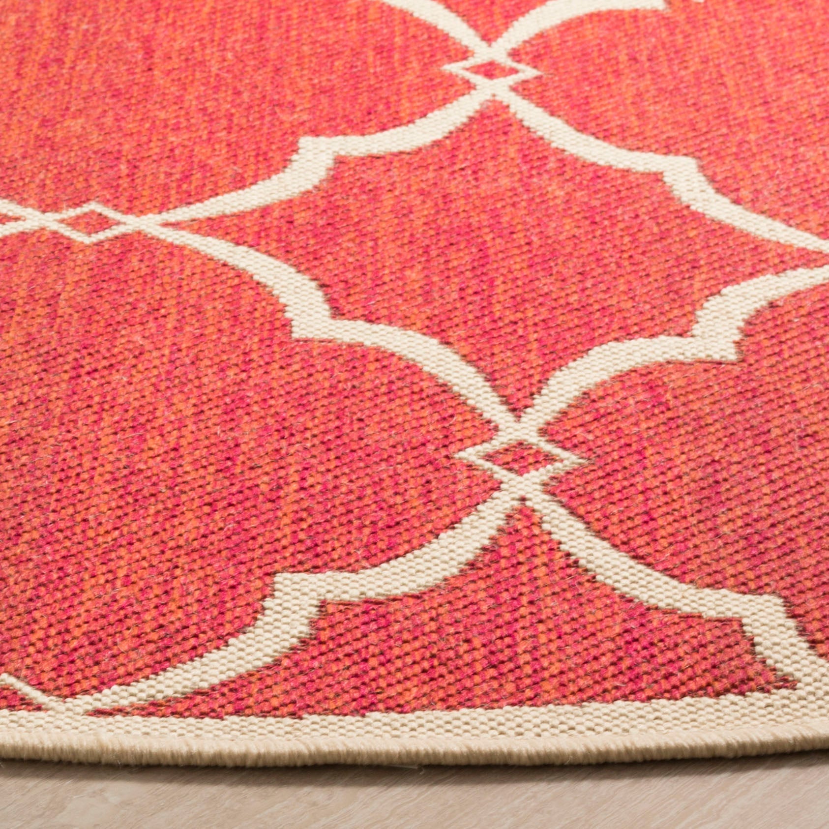 Beach House 125 Rug | Safavieh - BHS125 - Red / Cream