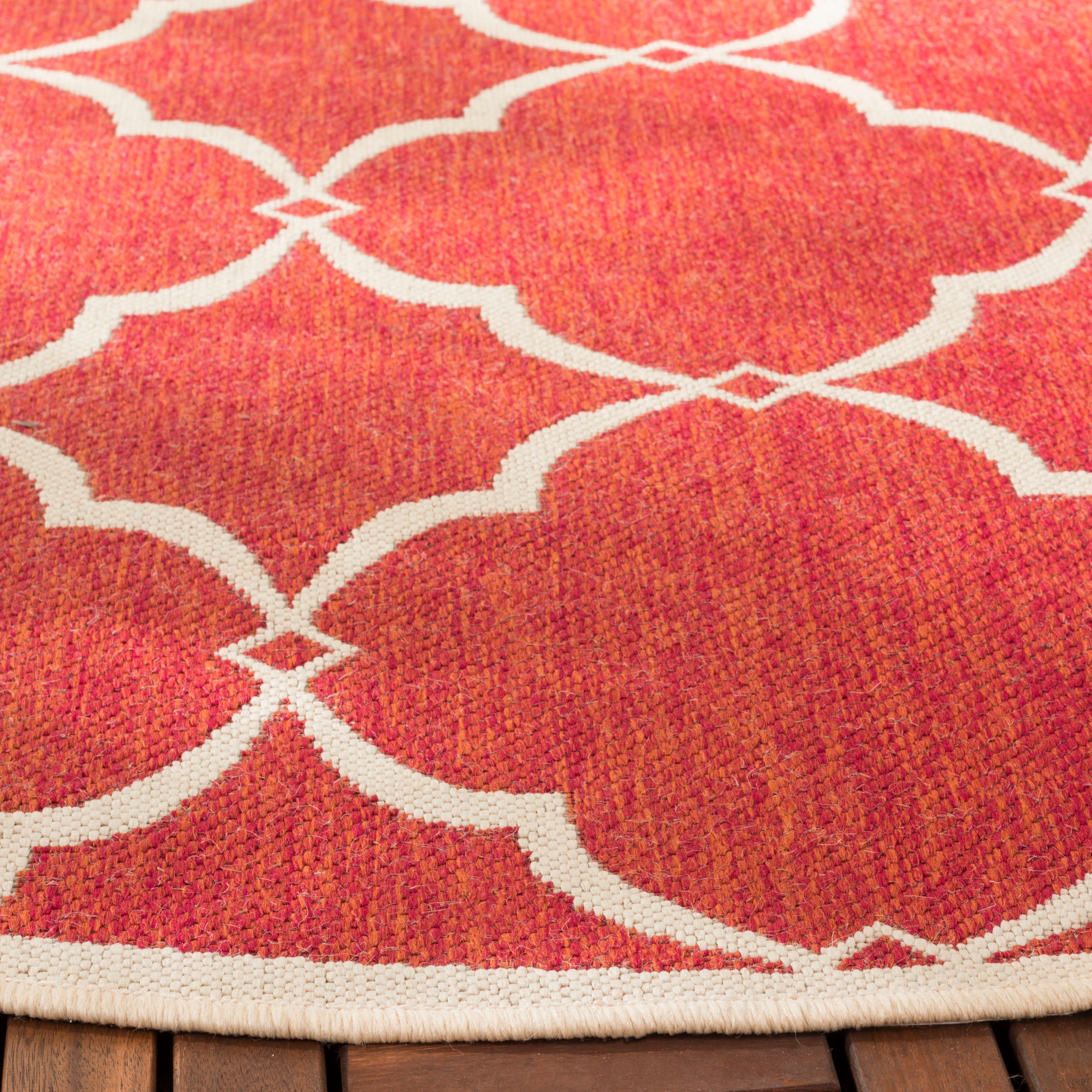 Beach House 125 Rug | Safavieh - BHS125 - Red / Cream