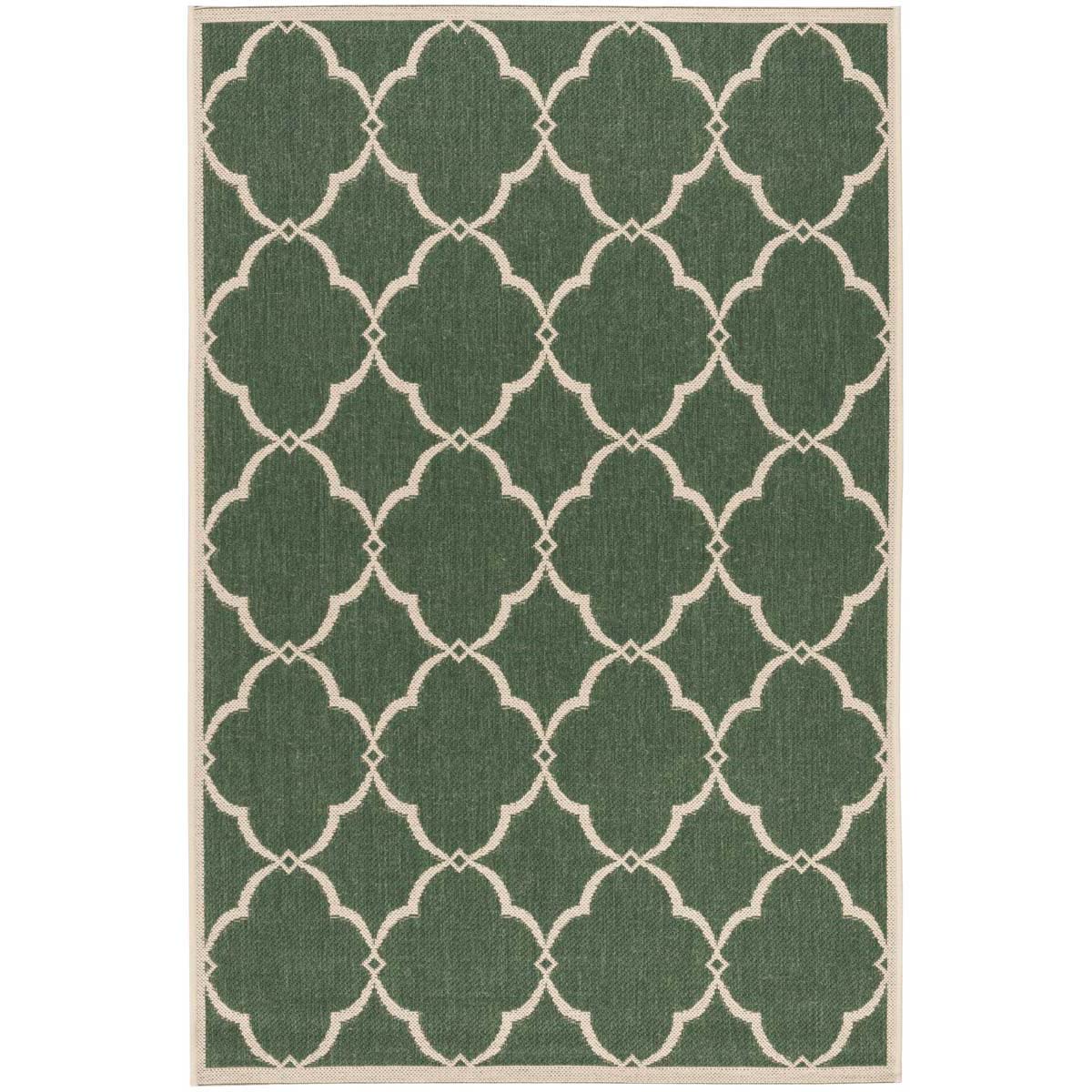 Beach House 125 Rug | Safavieh - BHS125 - Green / Cream