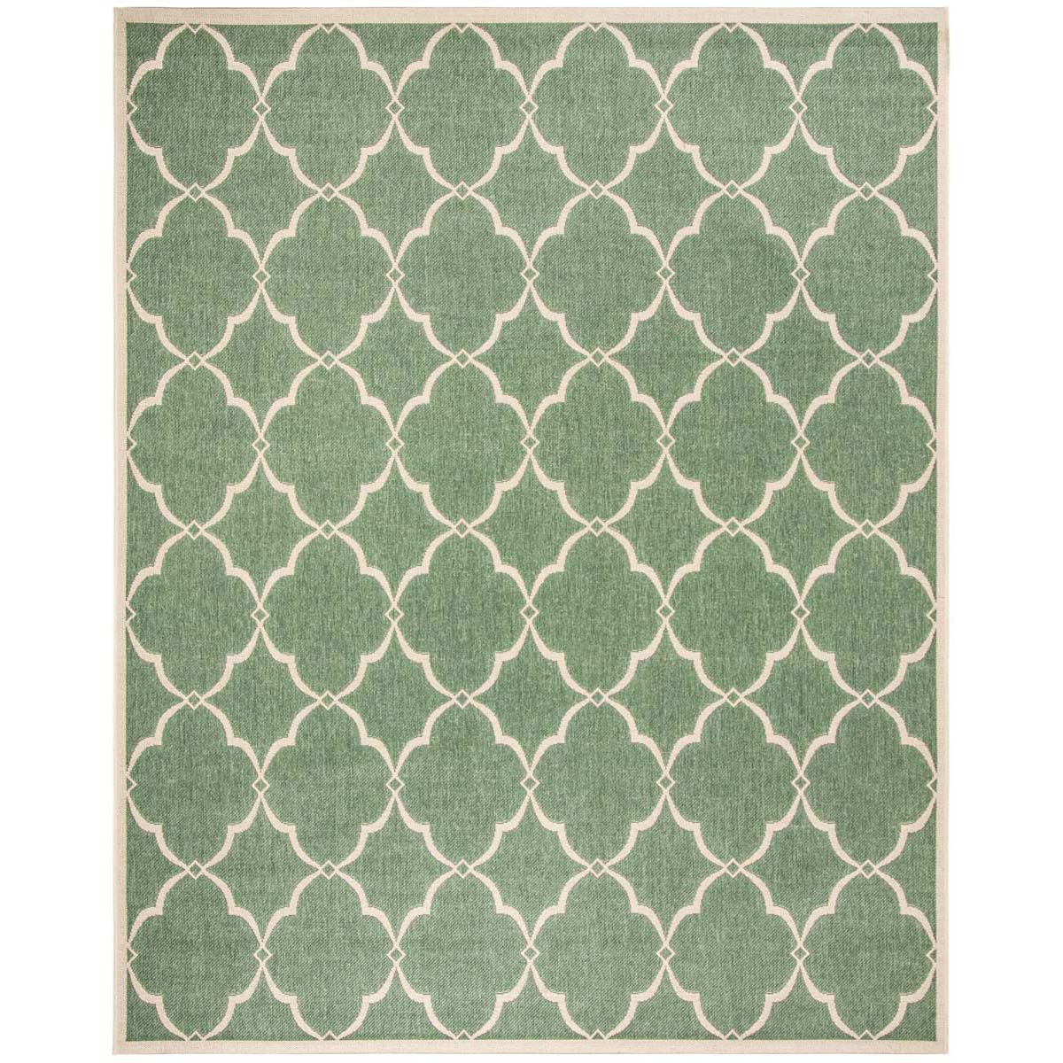 Beach House 125 Rug | Safavieh - BHS125 - Green / Cream