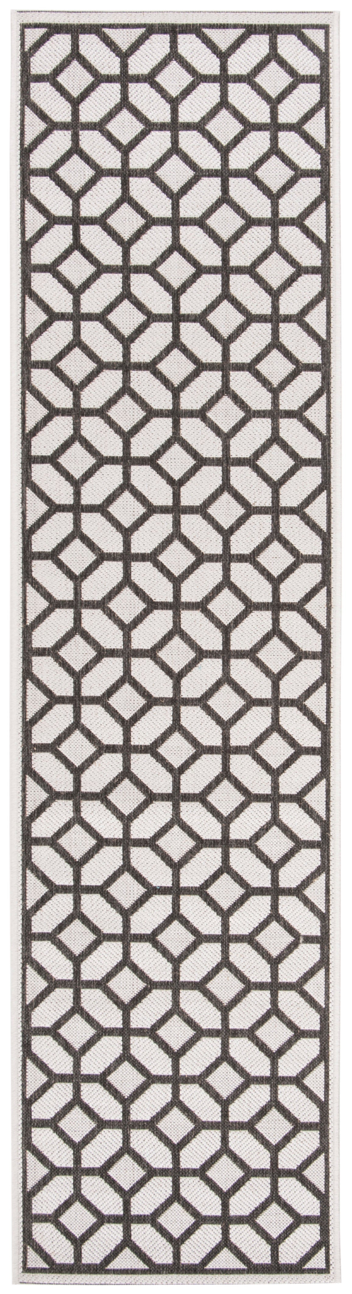 Beach House 127 Rug | Safavieh - BHS127 - Light Grey / Charcoal