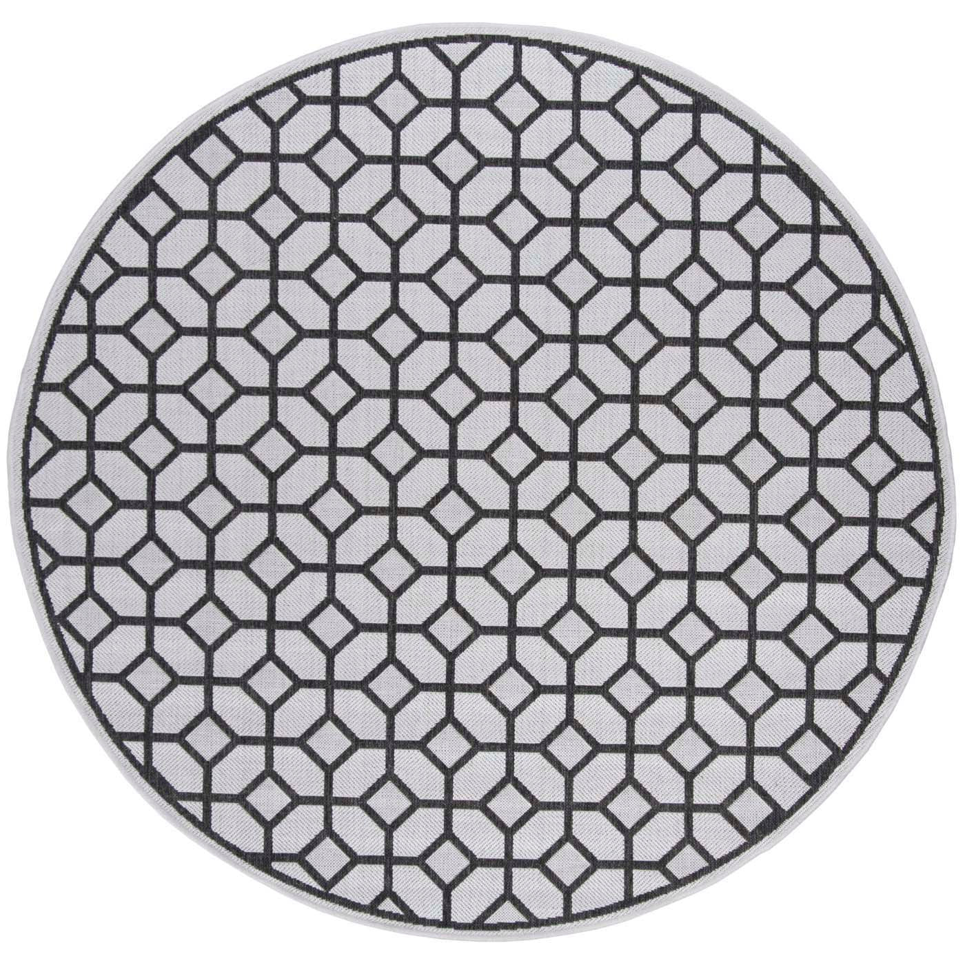 Beach House 127 Rug | Safavieh - BHS127 - Light Grey / Charcoal