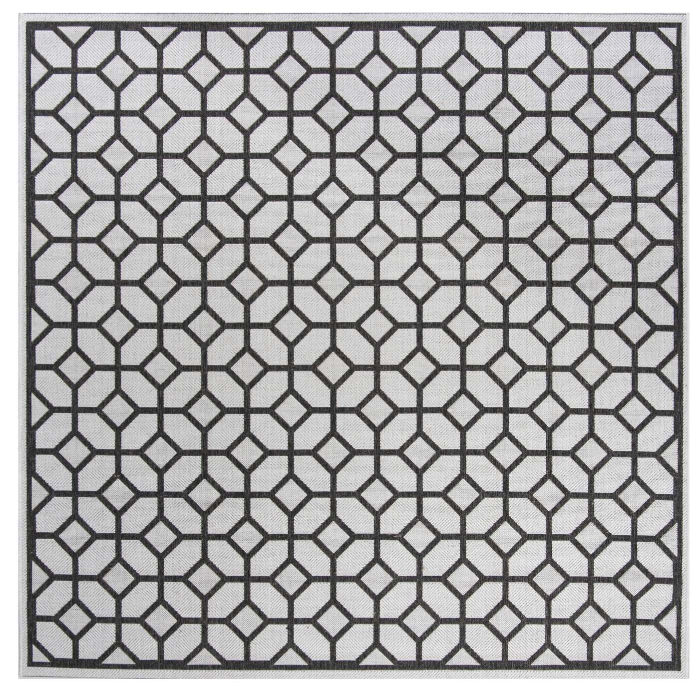 Beach House 127 Rug | Safavieh - BHS127 - Light Grey / Charcoal