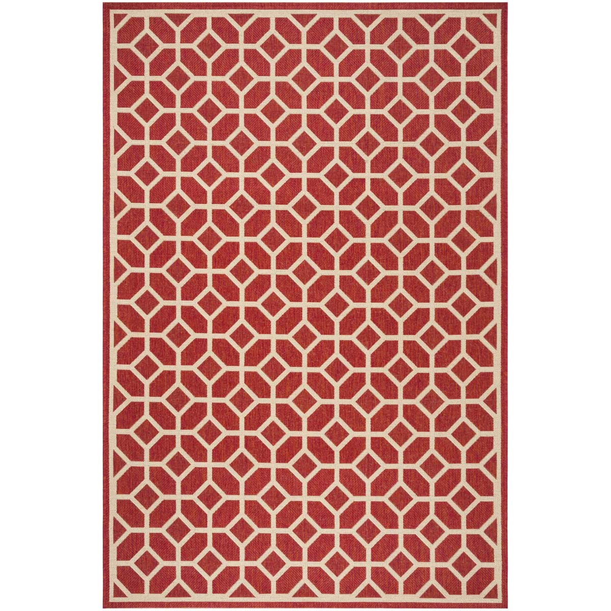 Beach House 127 Rug | Safavieh - BHS127 - Red / Cream