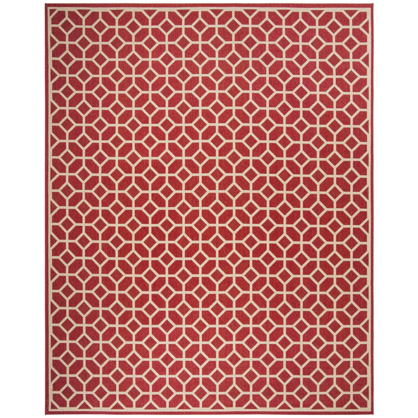 Beach House 127 Rug | Safavieh - BHS127 - Red / Cream