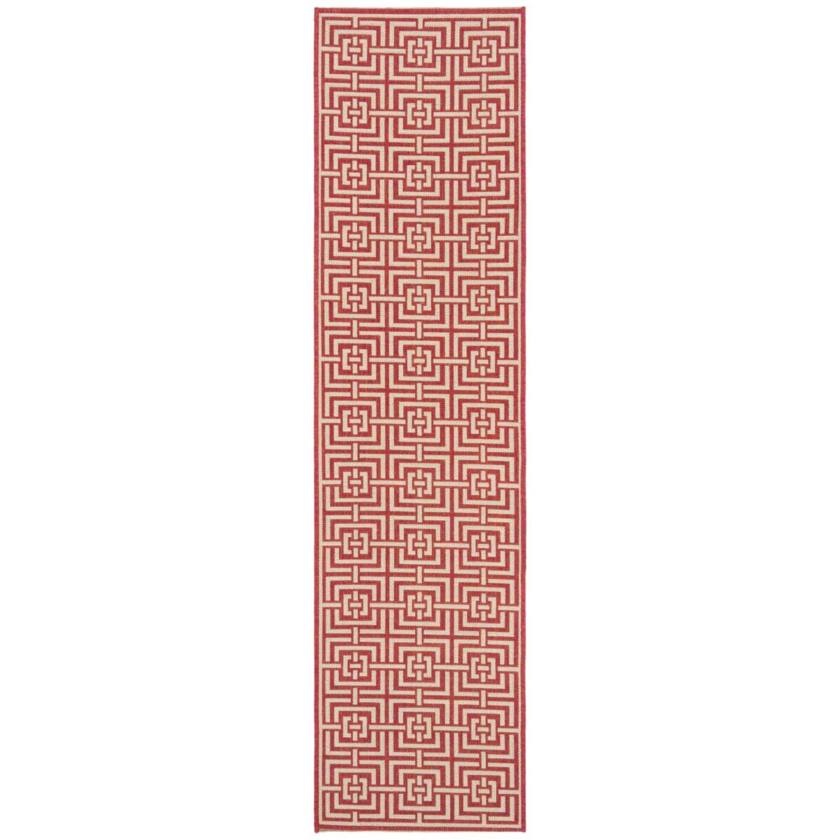 Beach House 128 Rug | Safavieh - BHS128 - Red / Cream