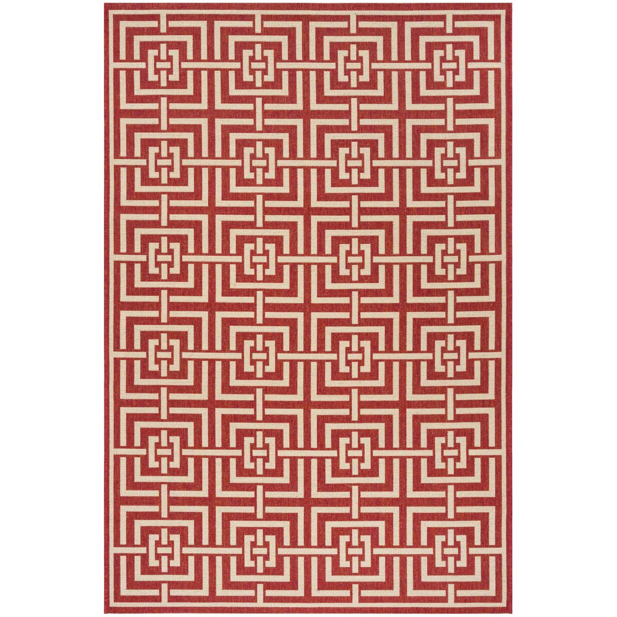 Beach House 128 Rug | Safavieh - BHS128 - Red / Cream