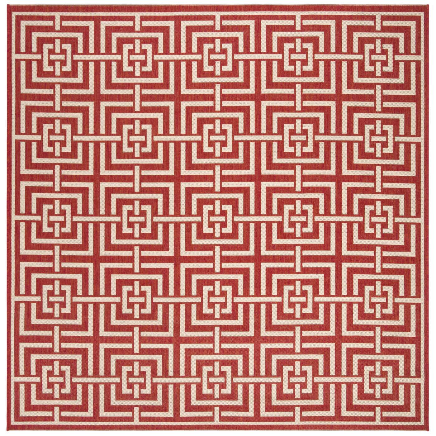 Beach House 128 Rug | Safavieh - BHS128 - Red / Cream