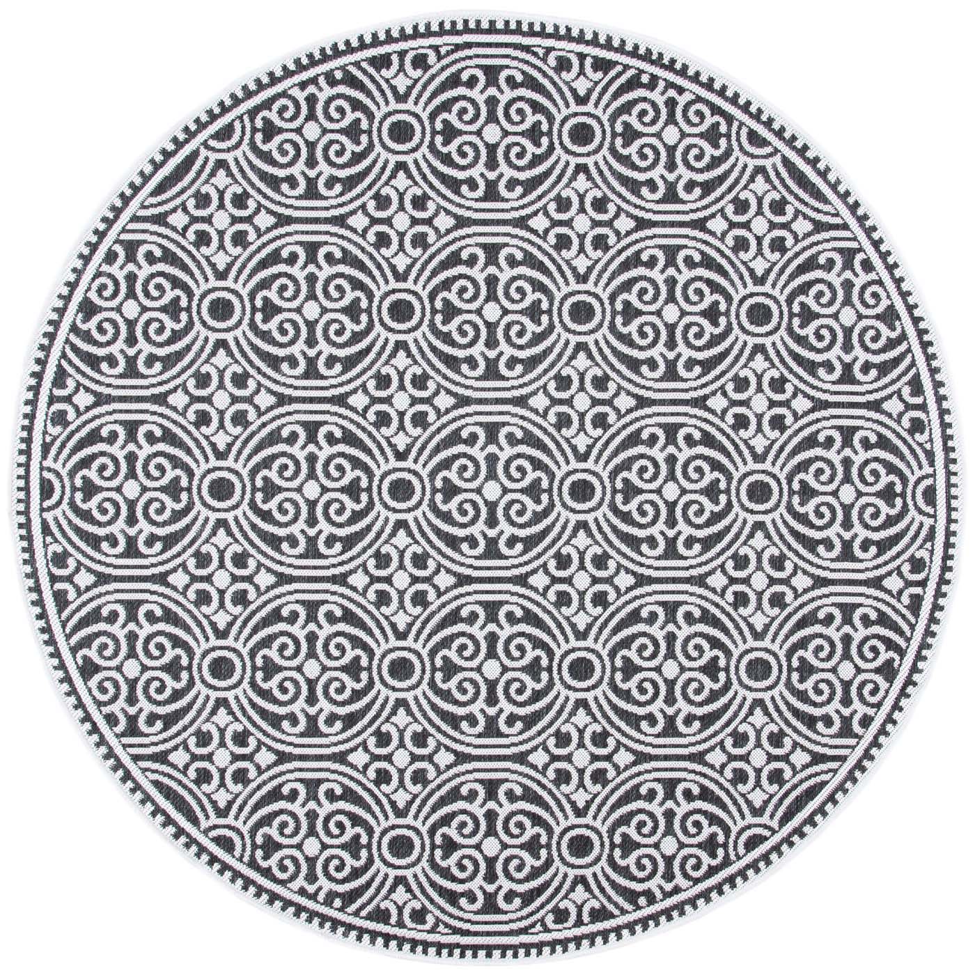 Beach House 134 Rug | Safavieh - BHS134 - Light Grey / Charcoal