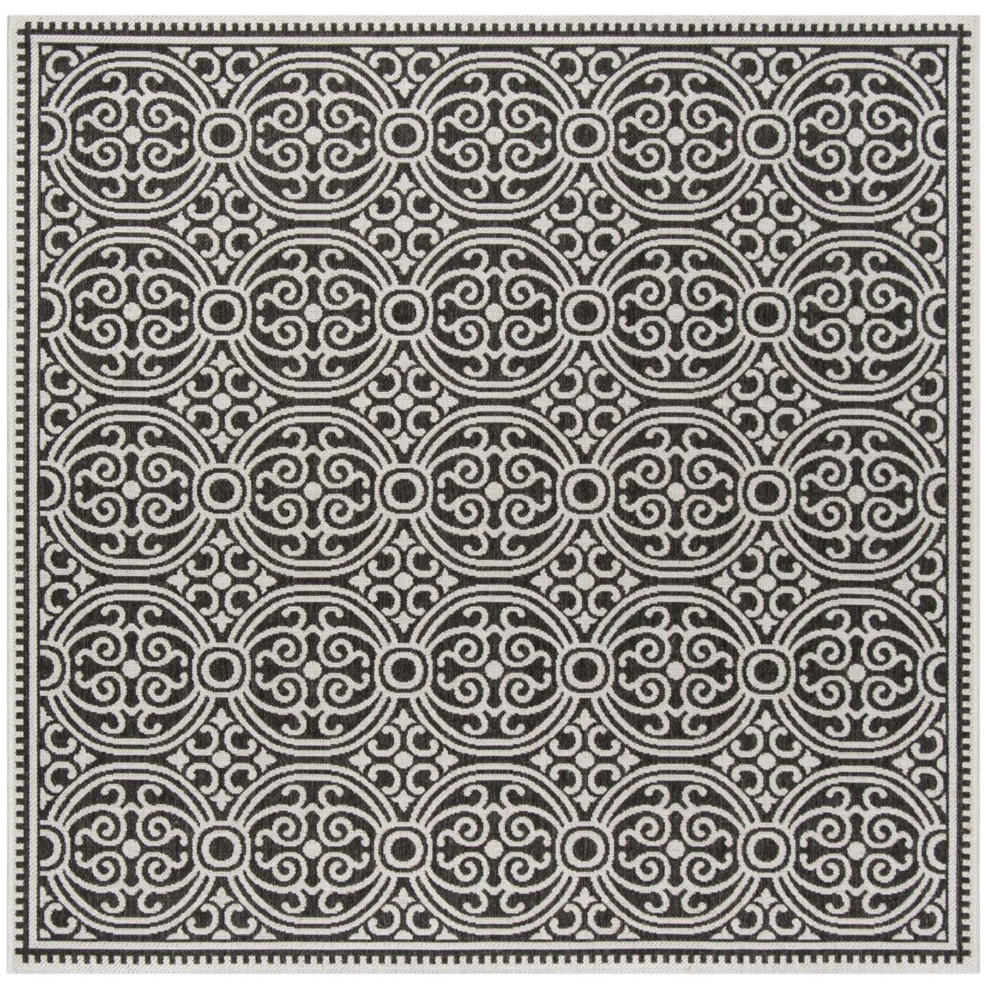 Beach House 134 Rug | Safavieh - BHS134 - Light Grey / Charcoal