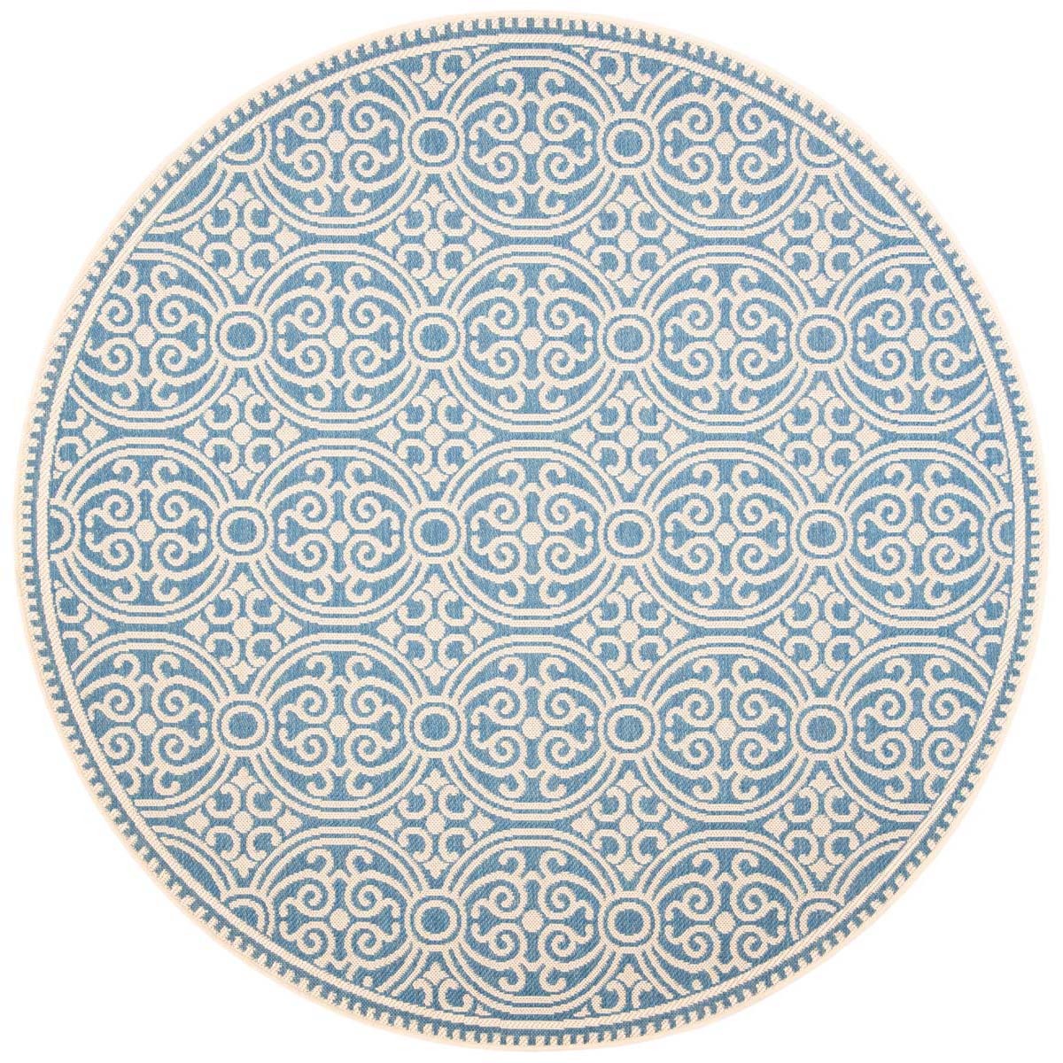 Beach House 134 Rug | Safavieh - BHS134 - Cream / Blue