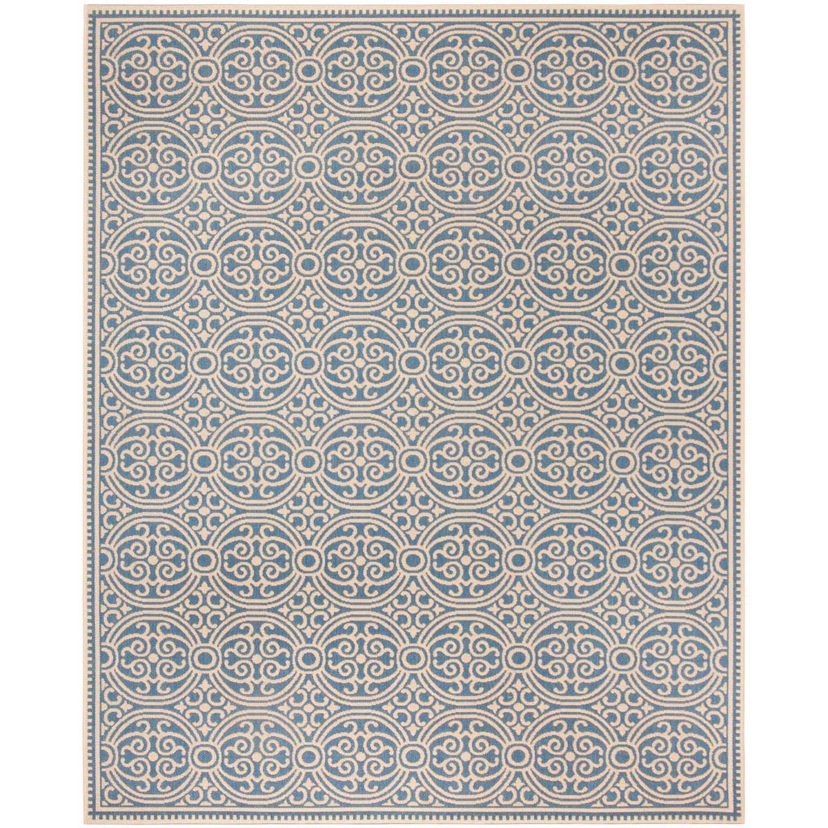 Beach House 134 Rug | Safavieh - BHS134 - Cream / Blue