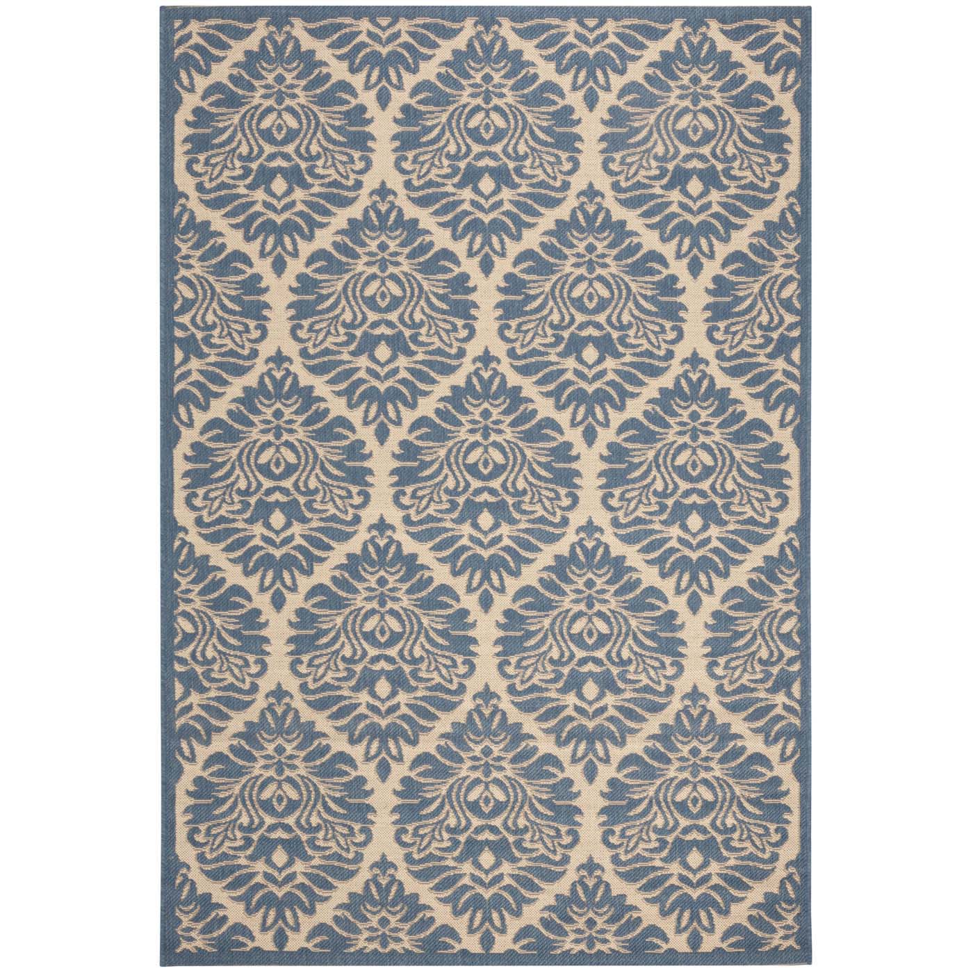 Beach House 135 Rug | Safavieh - BHS135 - Cream / Blue