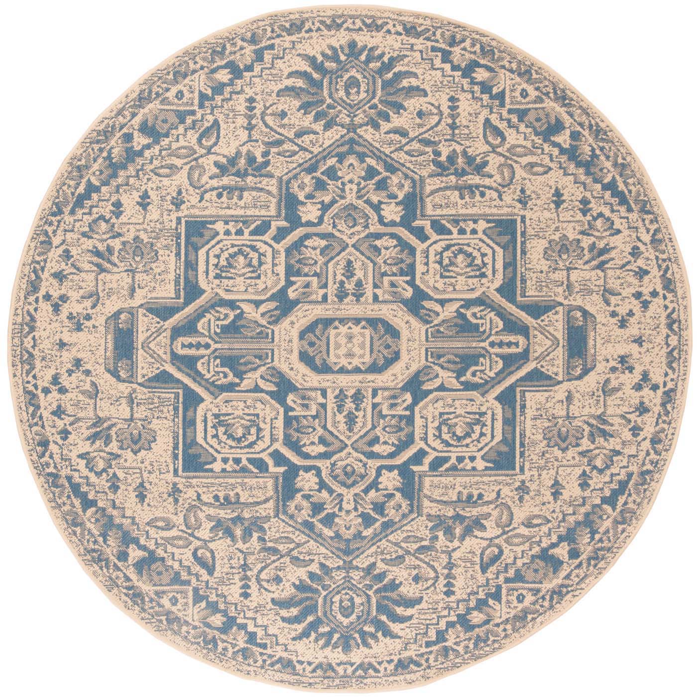 Beach House 138 Rug | Safavieh - BHS138 - Blue / Cream