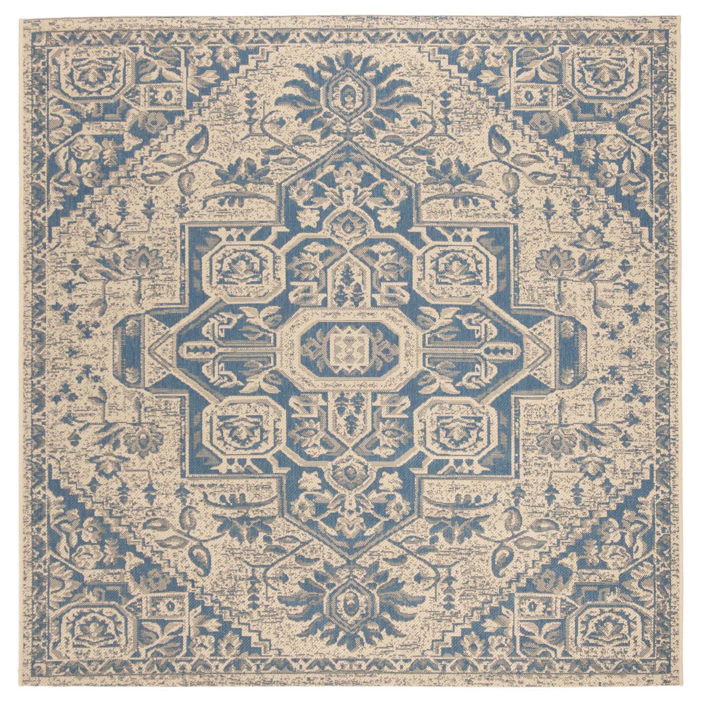 Beach House 138 Rug | Safavieh - BHS138 - Blue / Cream