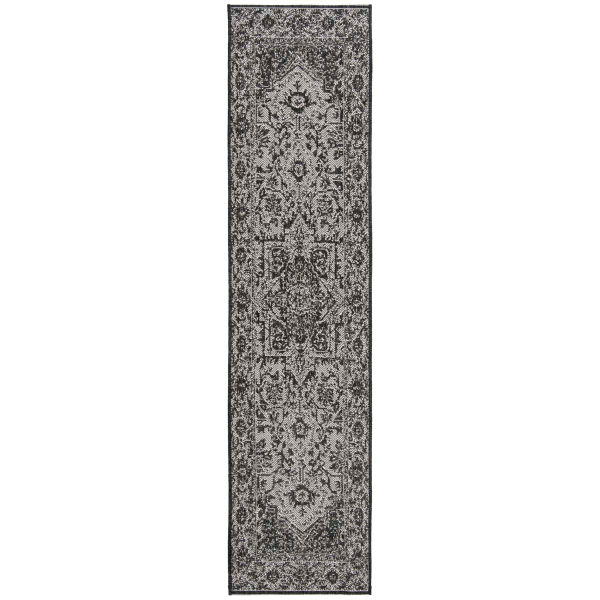 Beach House 139 Rug | Safavieh - BHS139 - Light Grey / Charcoal