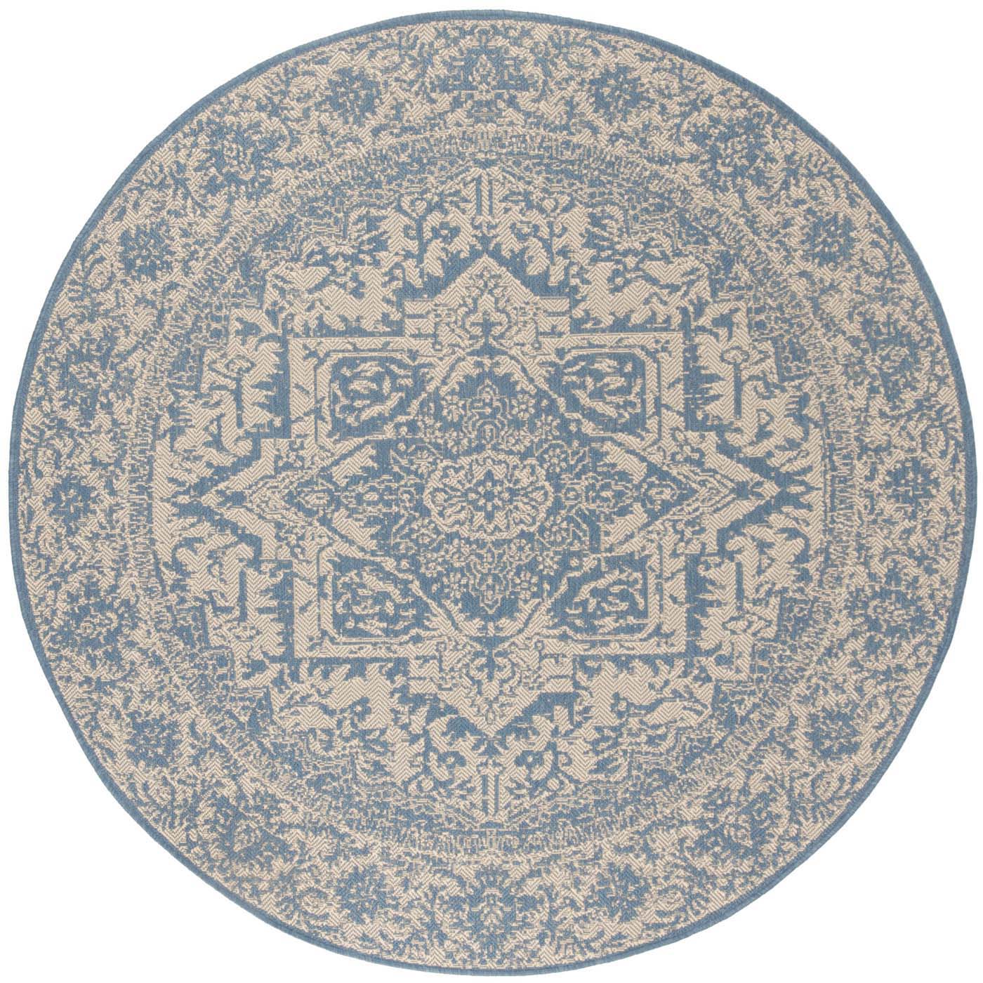 Beach House 139 Rug | Safavieh - BHS139 - Cream / Blue