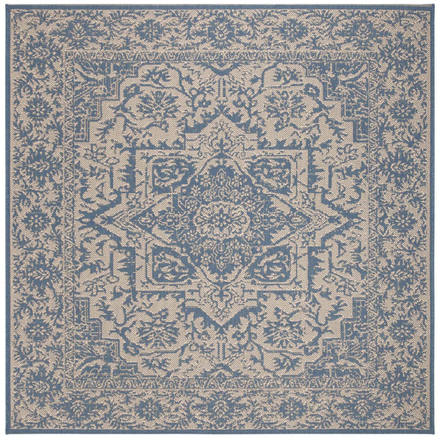 Beach House 139 Rug | Safavieh - BHS139 - Cream / Blue