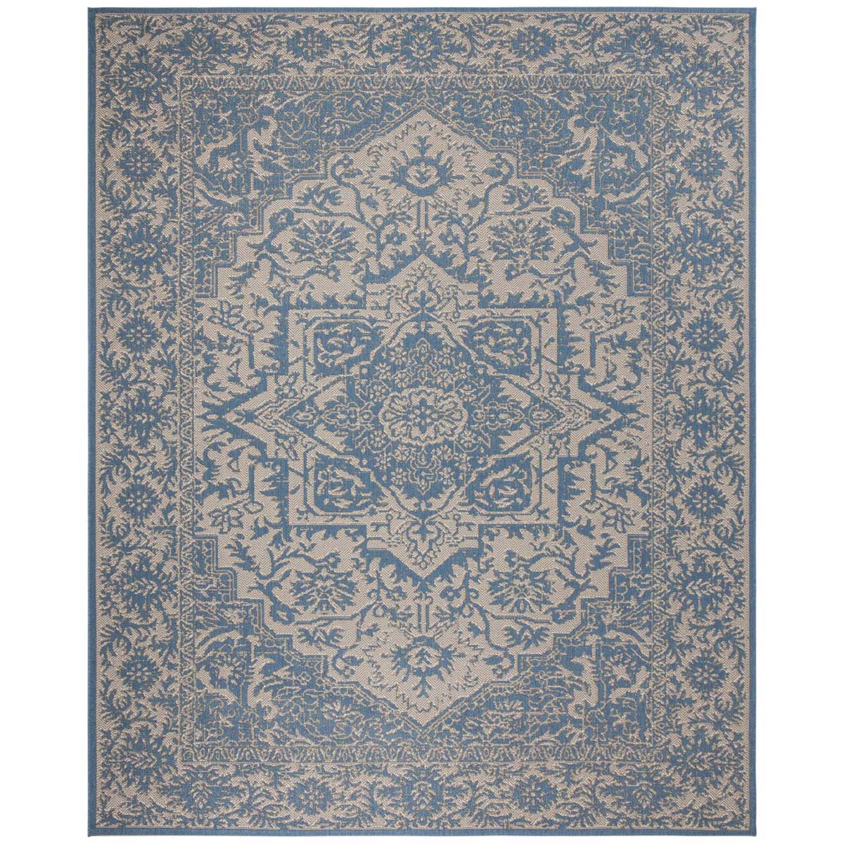 Beach House 139 Rug | Safavieh - BHS139 - Cream / Blue