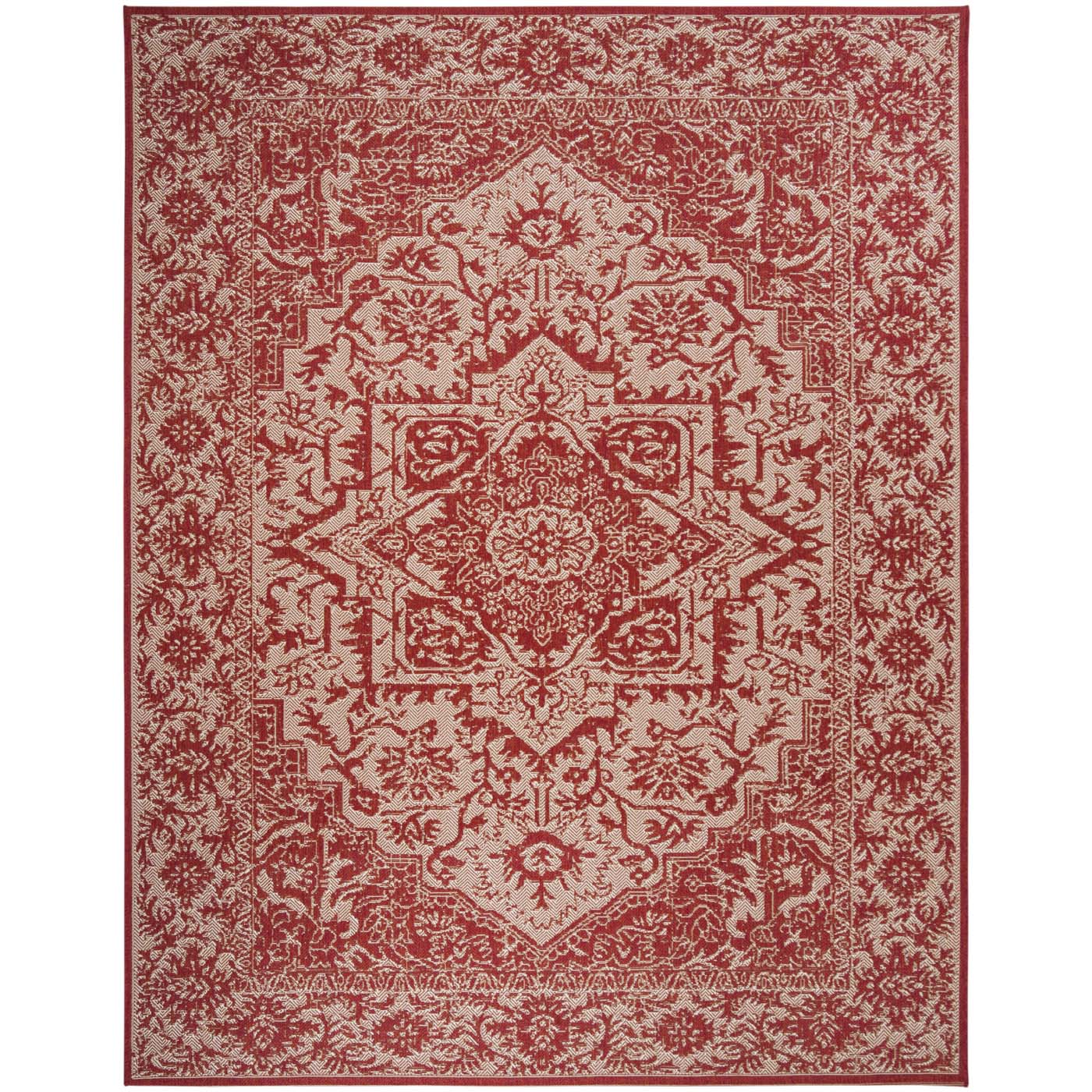 Beach House 139 Rug | Safavieh - BHS139 - Red / Cream