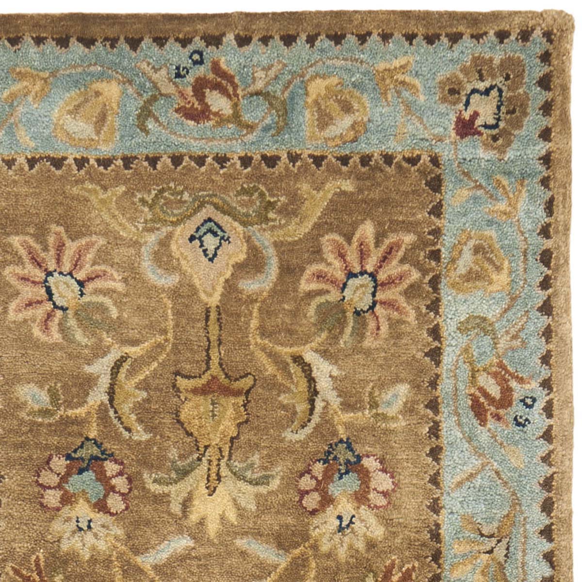 Bergama Rug | Safavieh -  BRG161A - Brown / Blue