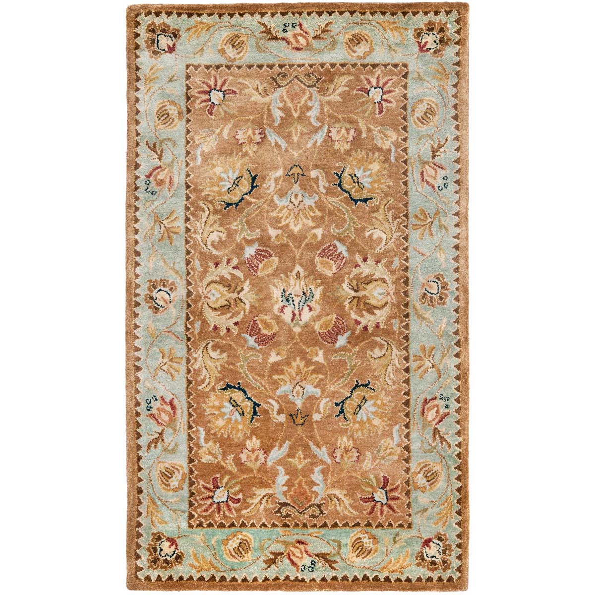 Bergama Rug | Safavieh -  BRG161A - Brown / Blue