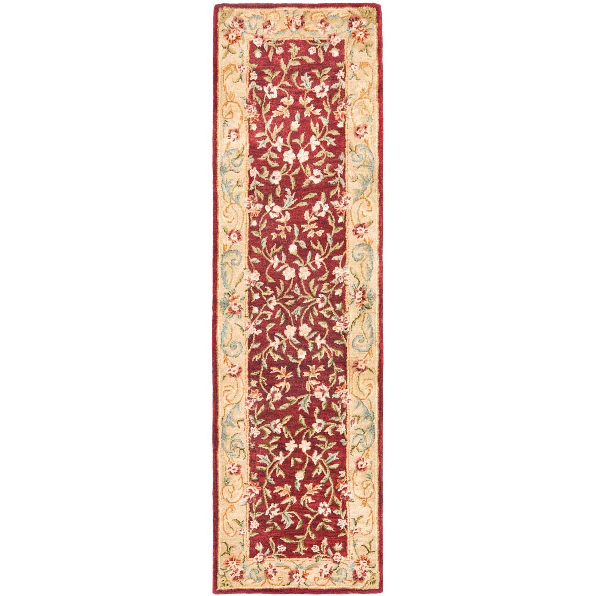 Bergama Rug | Safavieh -  BRG164A - Red / Dark Beig