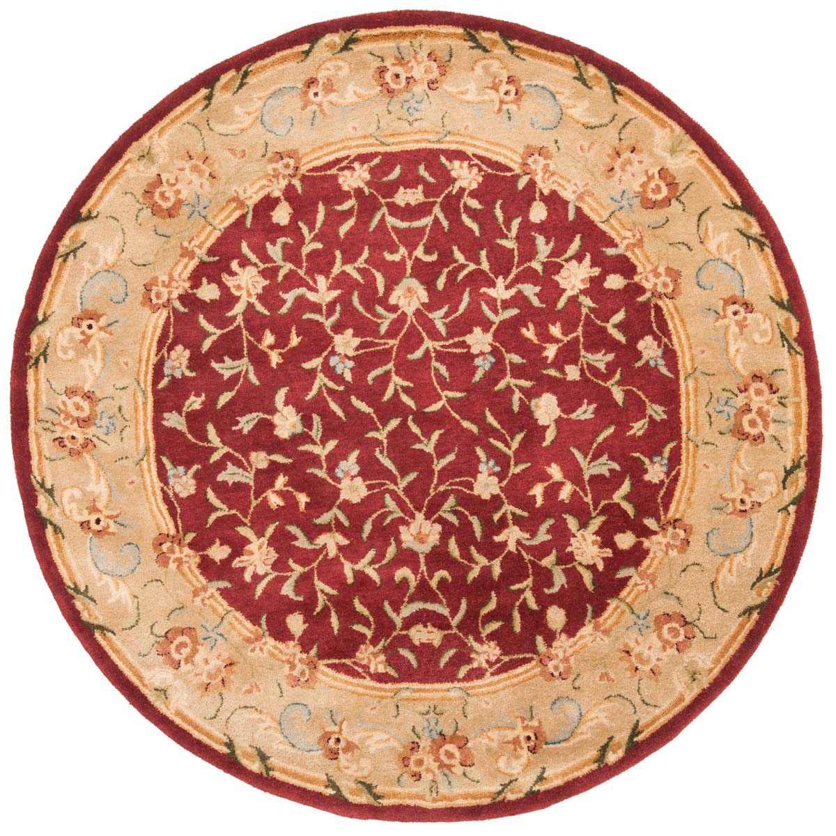 Bergama Rug | Safavieh -  BRG164A - Red / Dark Beig