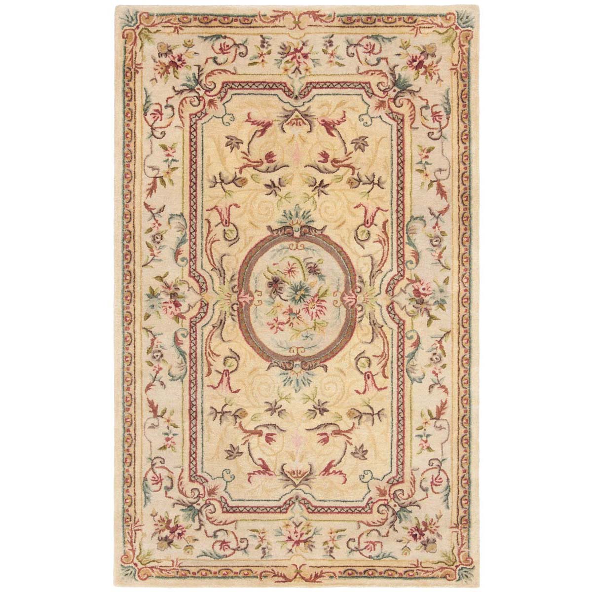 Bergama Rug | Safavieh -  BRG168A - Light Gold / Beige